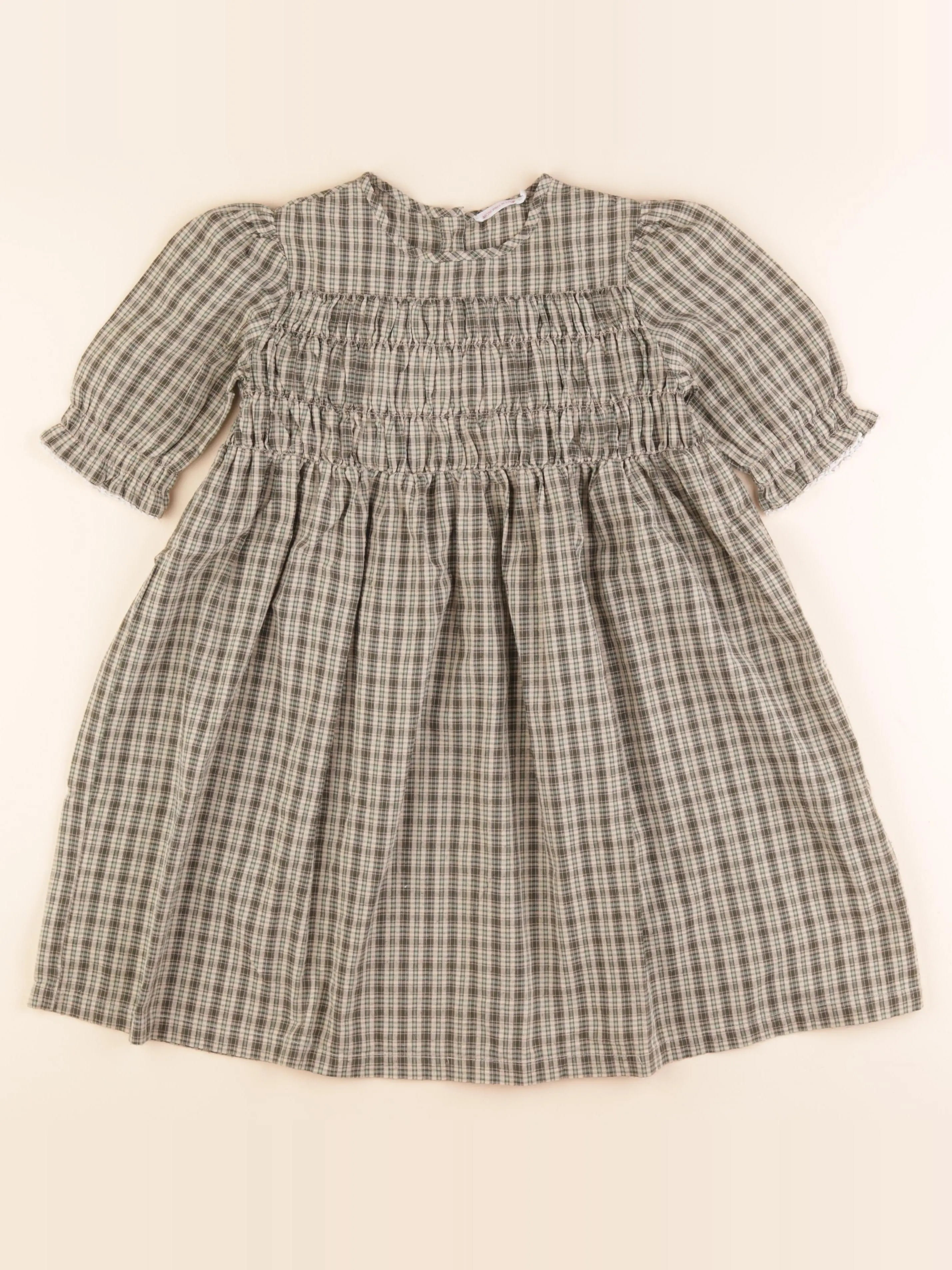 Monoprix - robe vert - 8 ans
