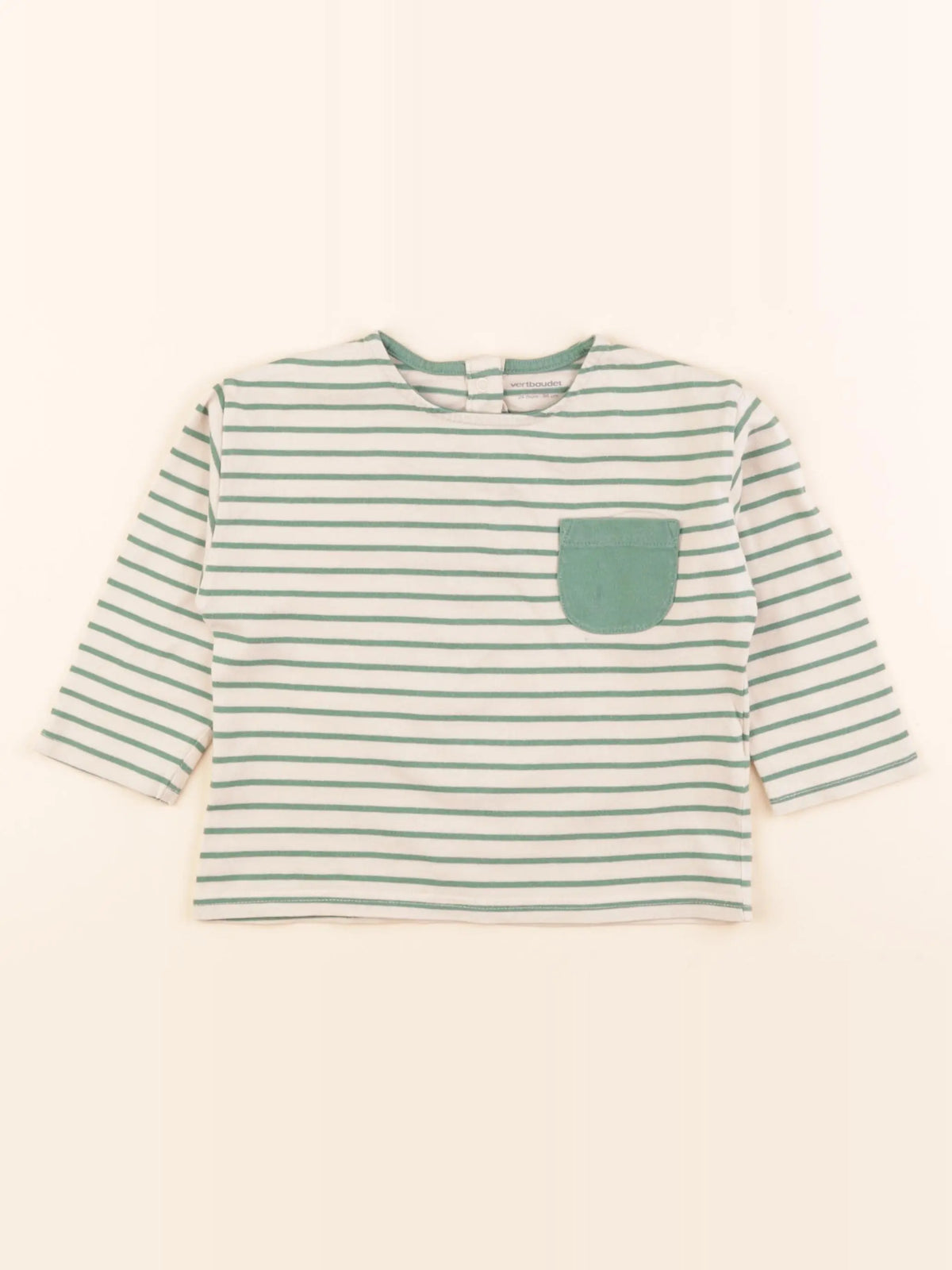 Vertbaudet - tee-shirt vert - 24 mois