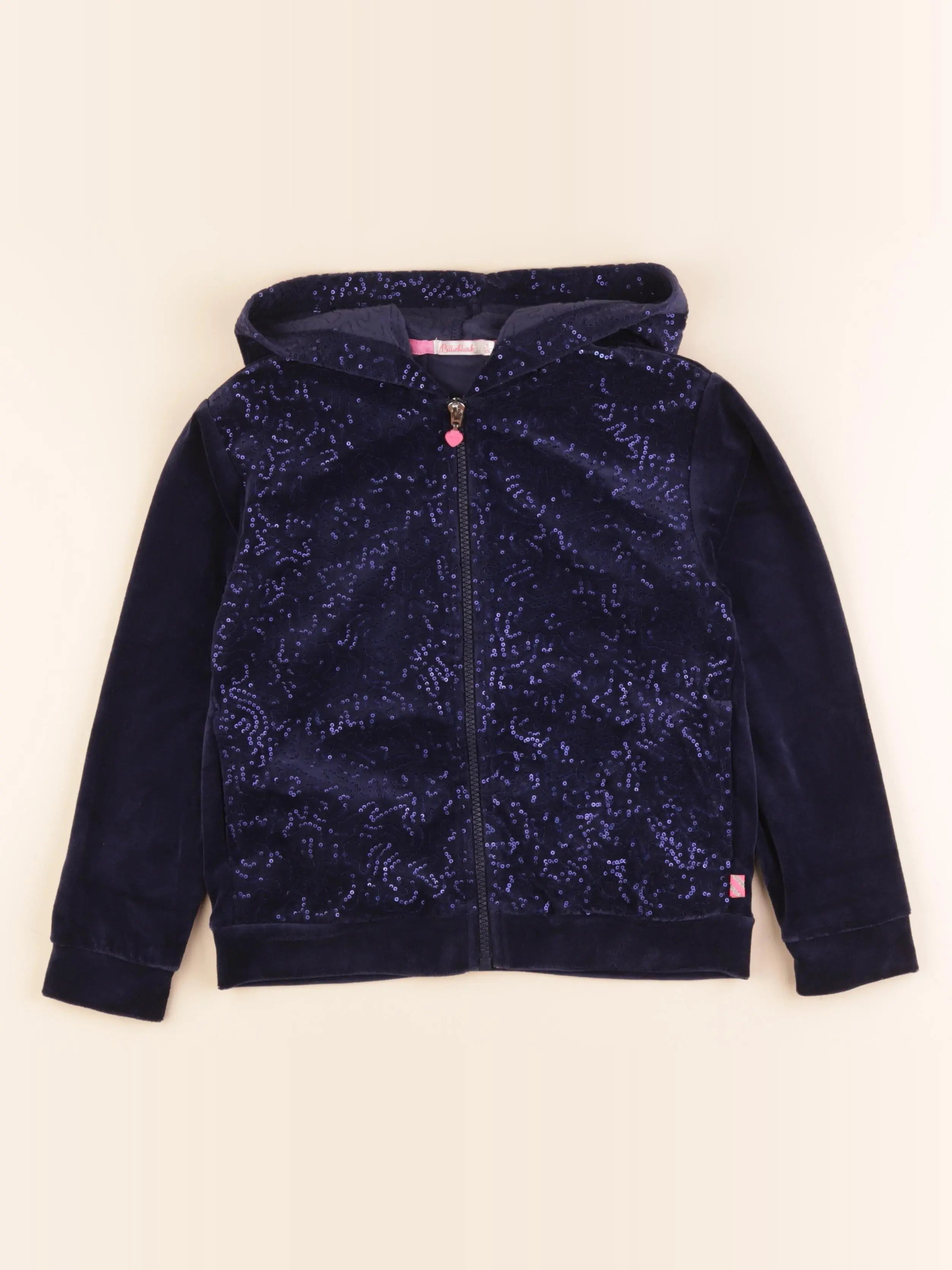 Billie Blush - sweat bleu - 8 ans
