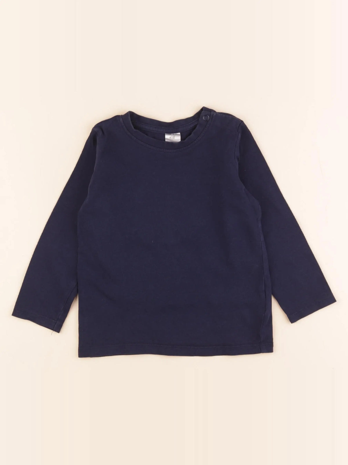H&M - tee-shirt bleu - 18/24 mois