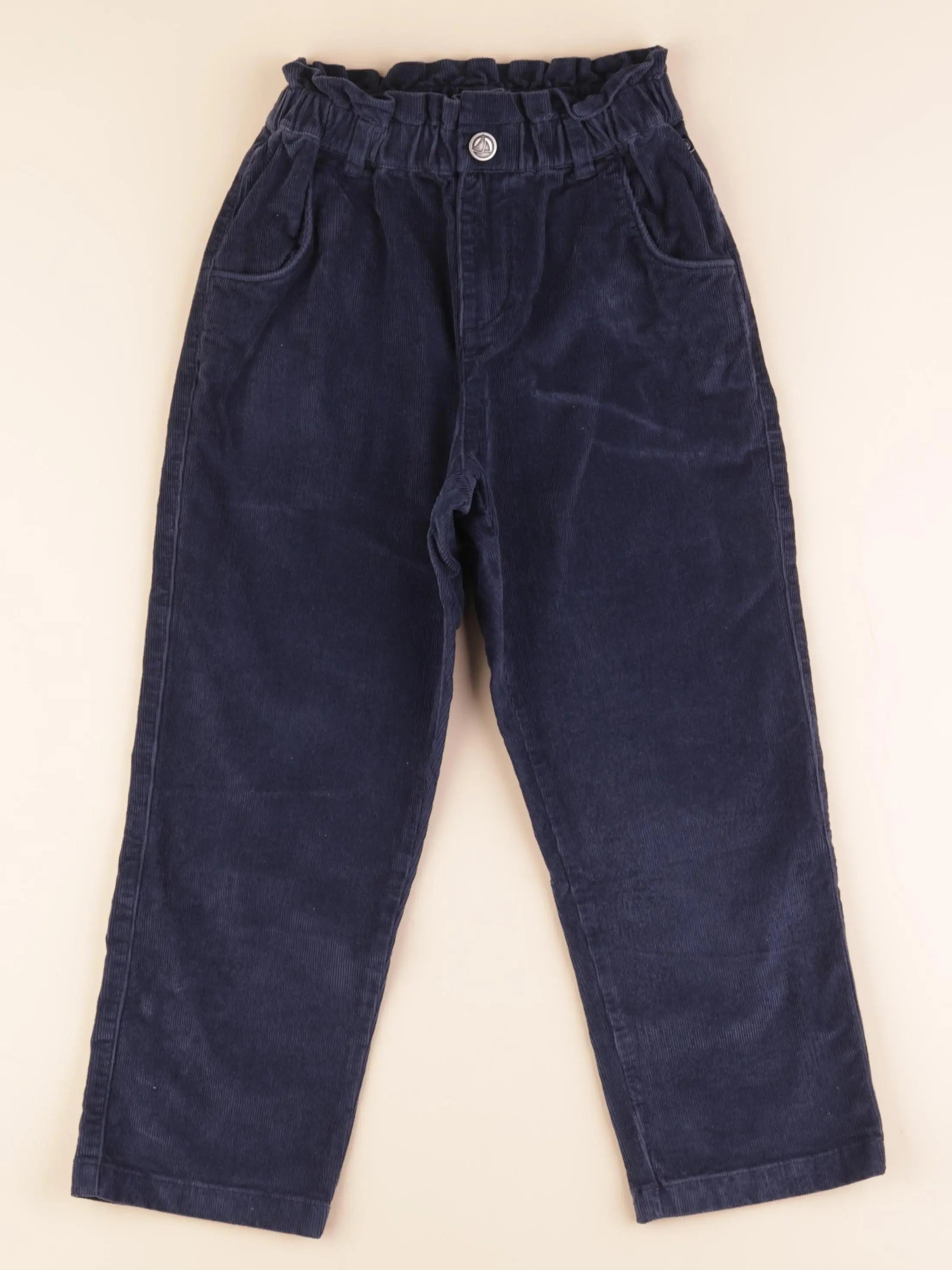 Petit Bateau - pantalon bleu - 8 ans