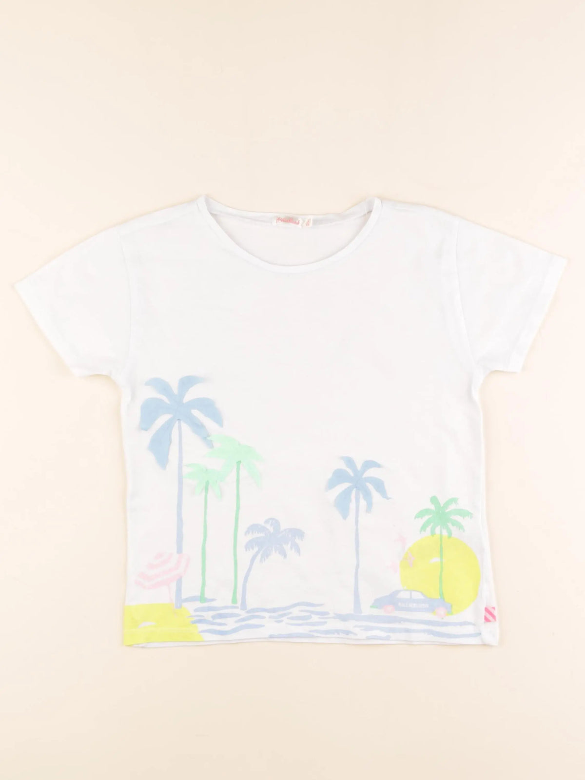 Billie Blush - tee-shirt bleu - 8 ans