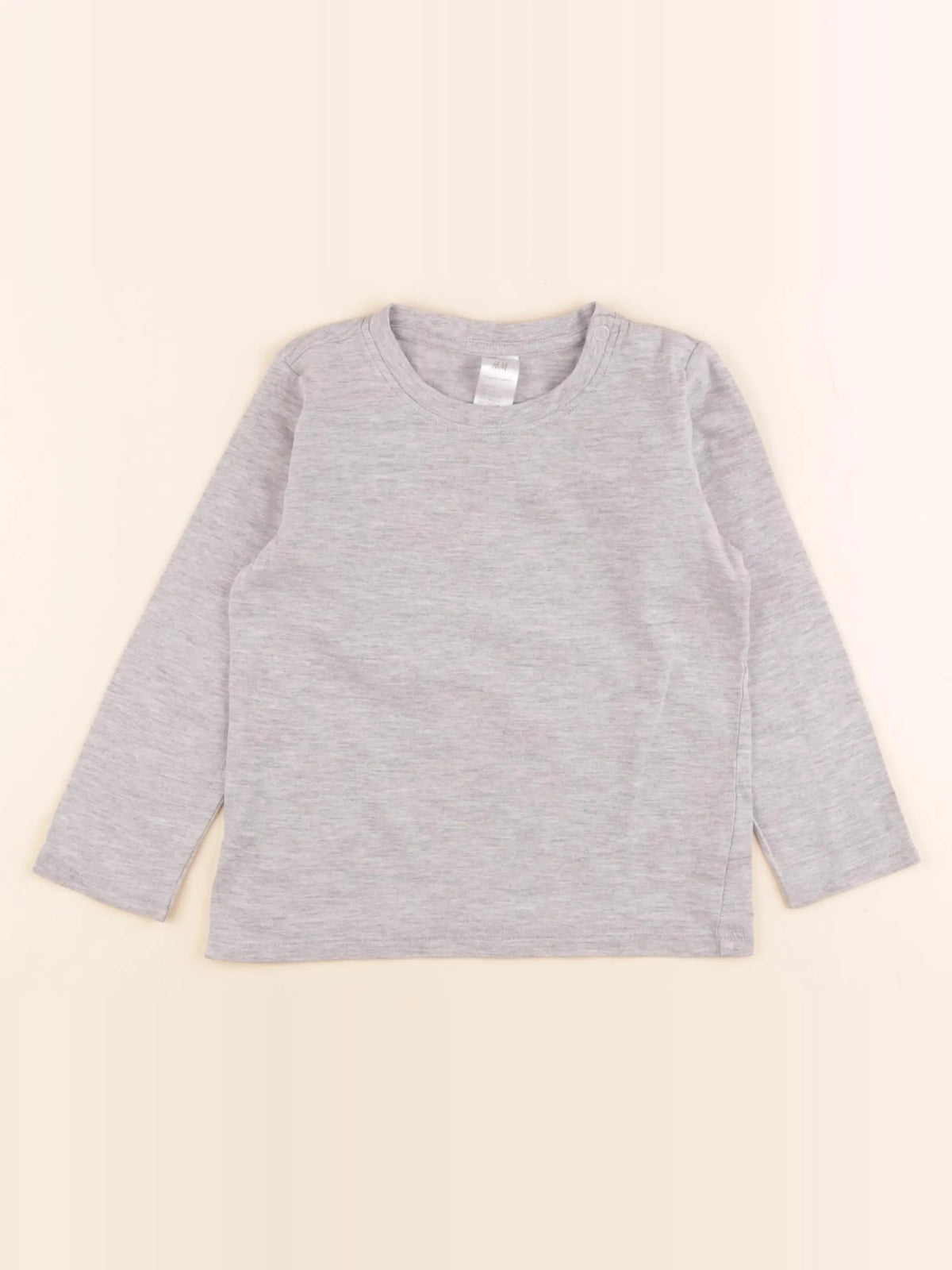 H&M - tee-shirt gris - 18/24 mois