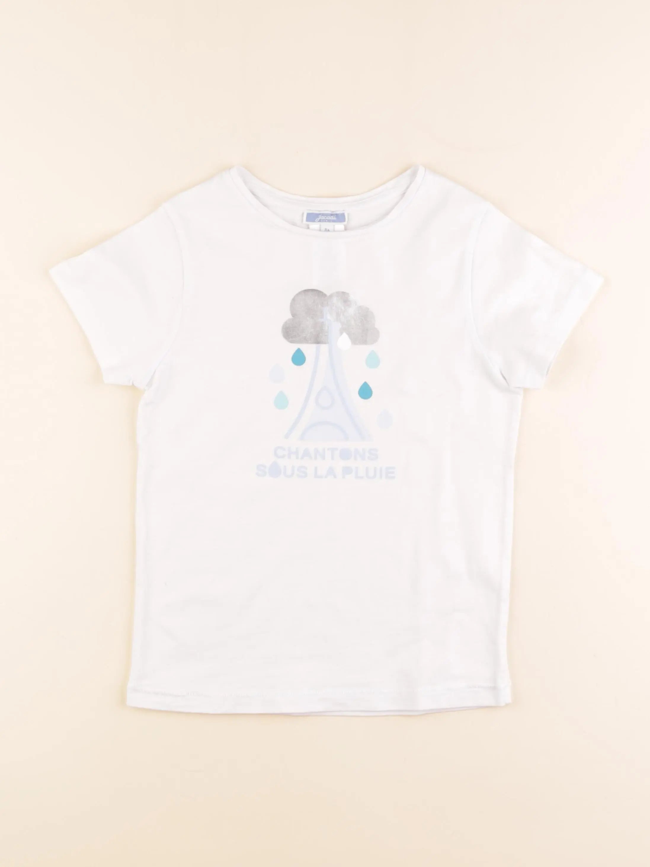 Jacadi - tee-shirt blanc - 8 ans