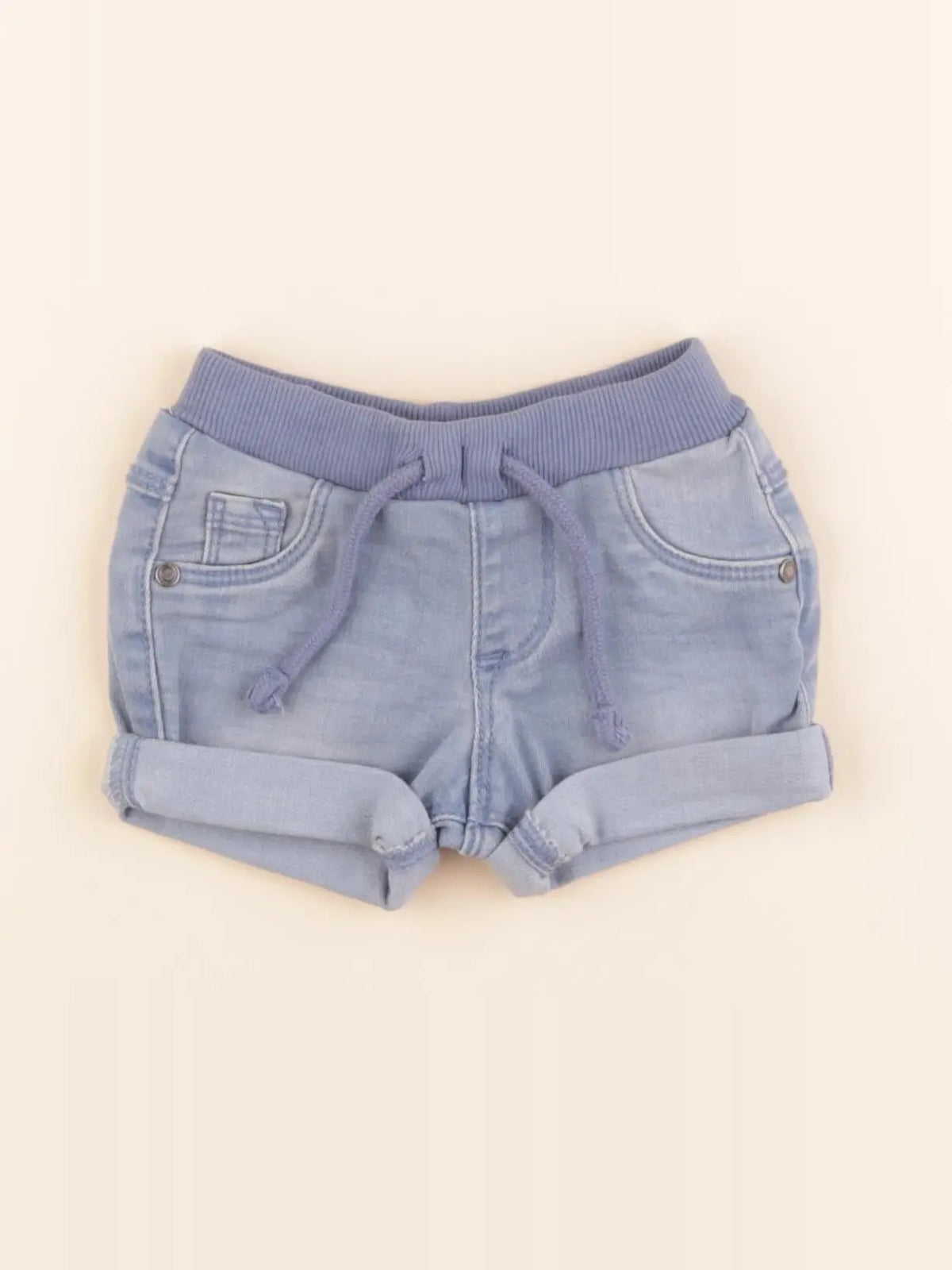 Tape à l'oeil - short bleu - 3 mois