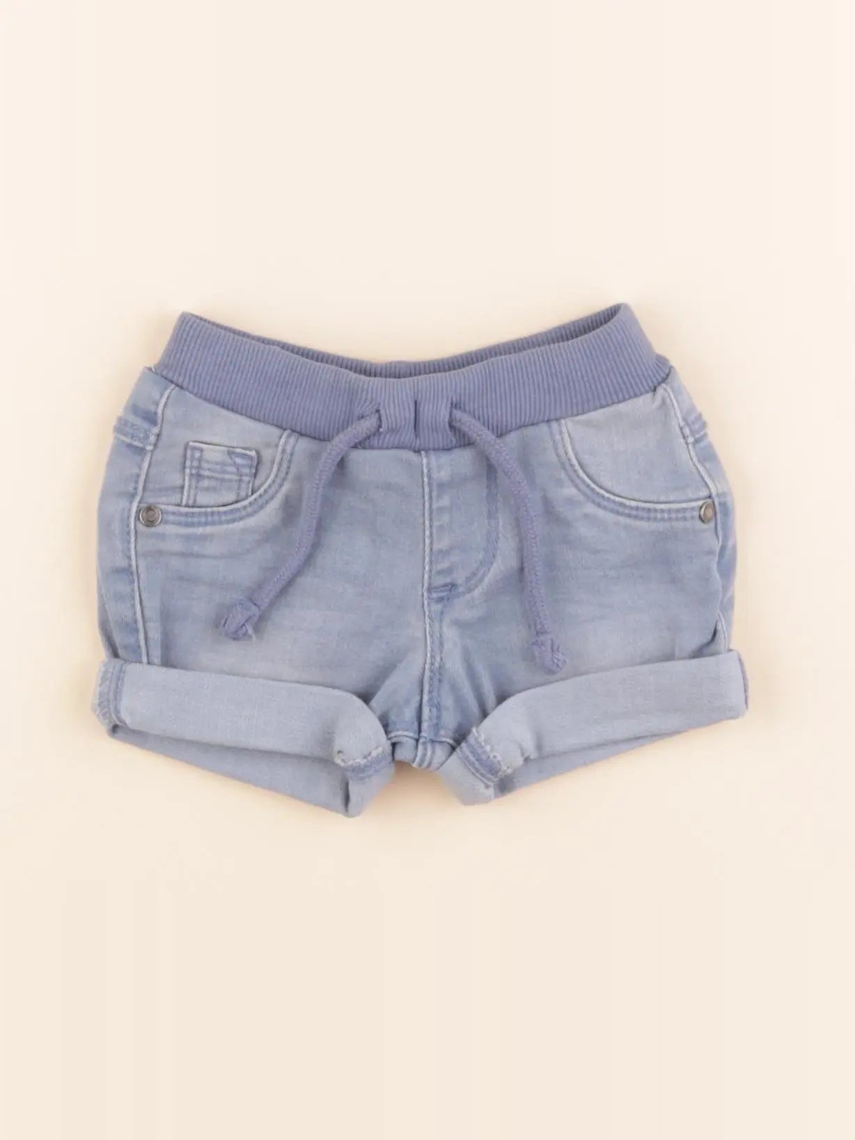 Tape à l'oeil - short bleu - 3 mois