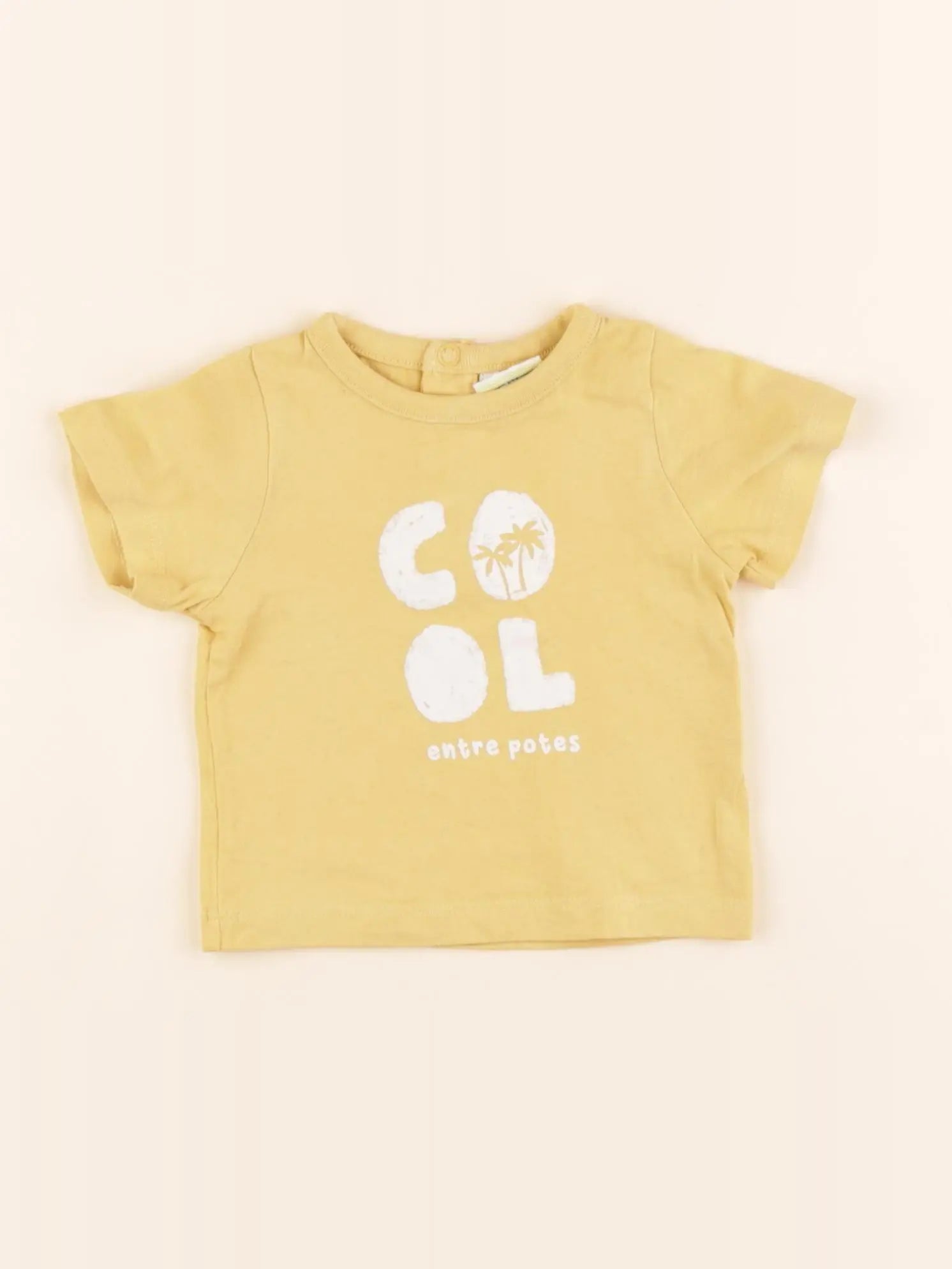 Tape à l'oeil - tee-shirt jaune - 3 mois