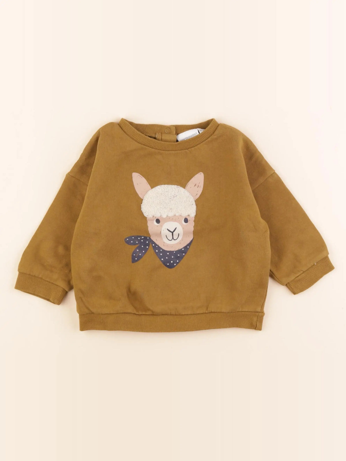 Vertbaudet - sweat vert - 12 mois