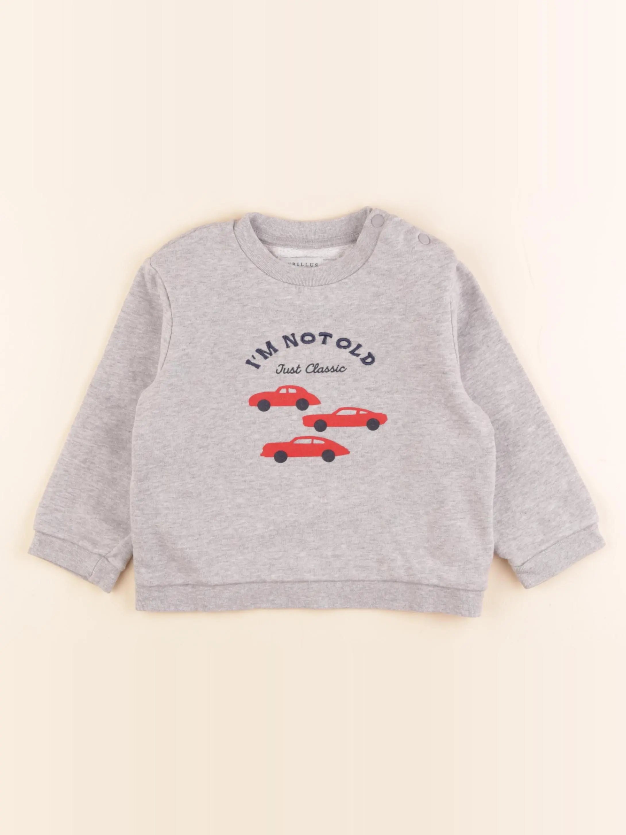 Cyrillus - sweat gris - 36 mois