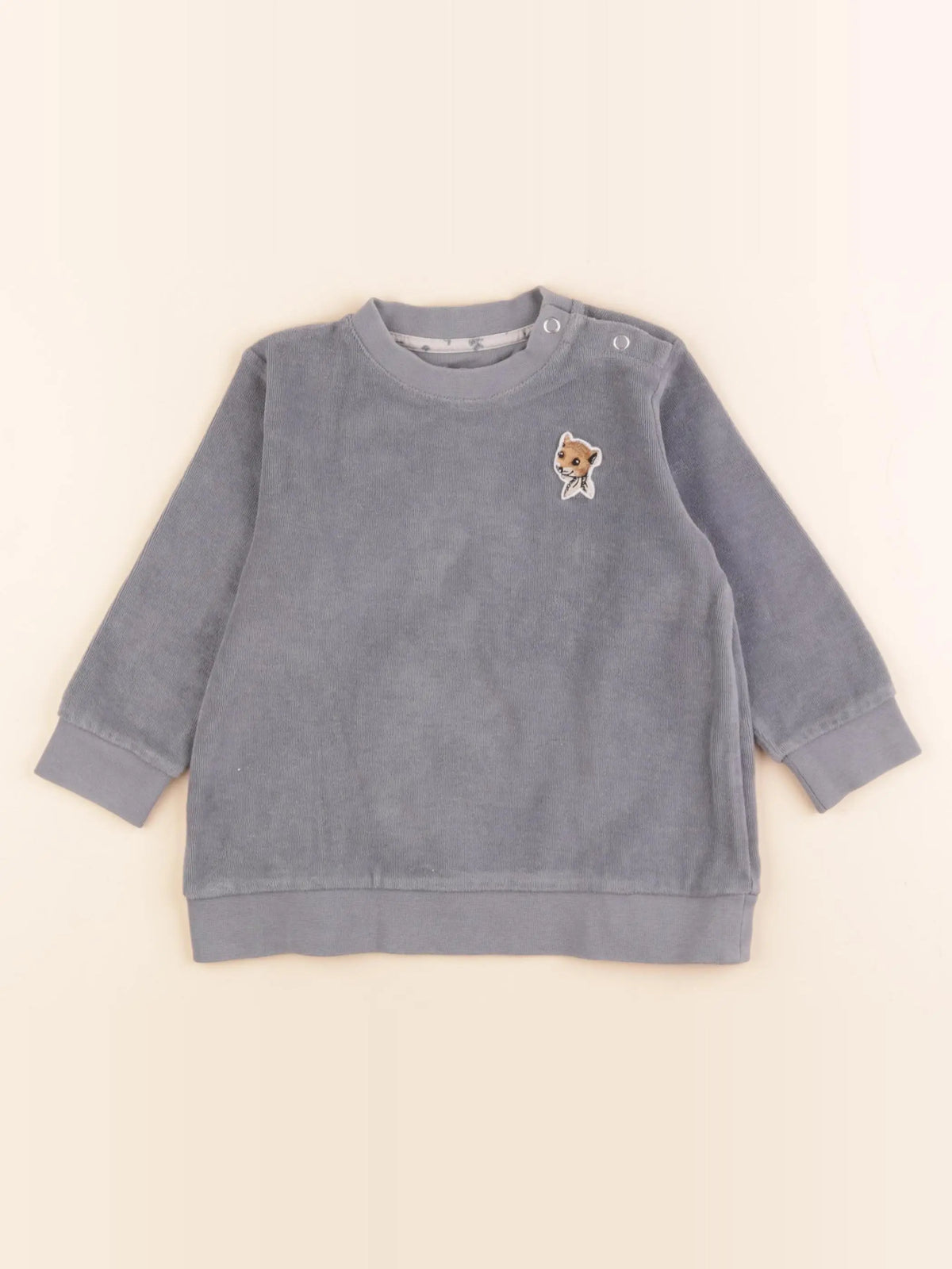 Loir Paris - sweat bleu - 24 mois