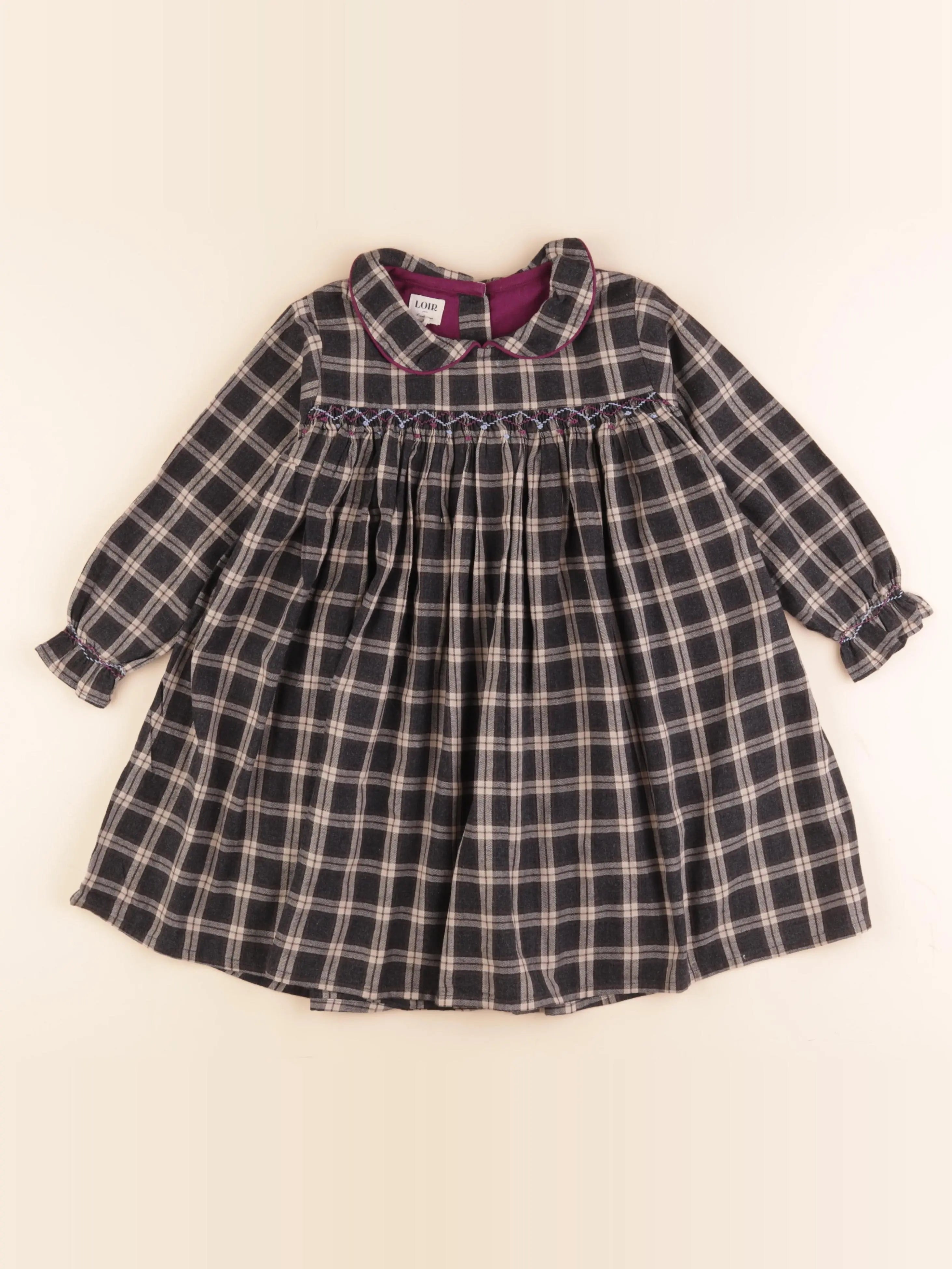 Loir Paris - robe gris - 6 ans