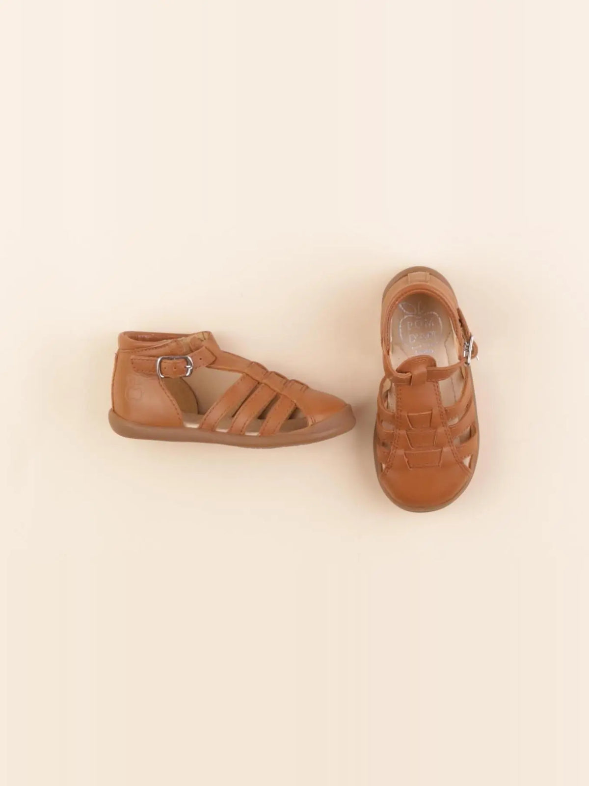 Pom d'Api - sandales marron - pointure 21