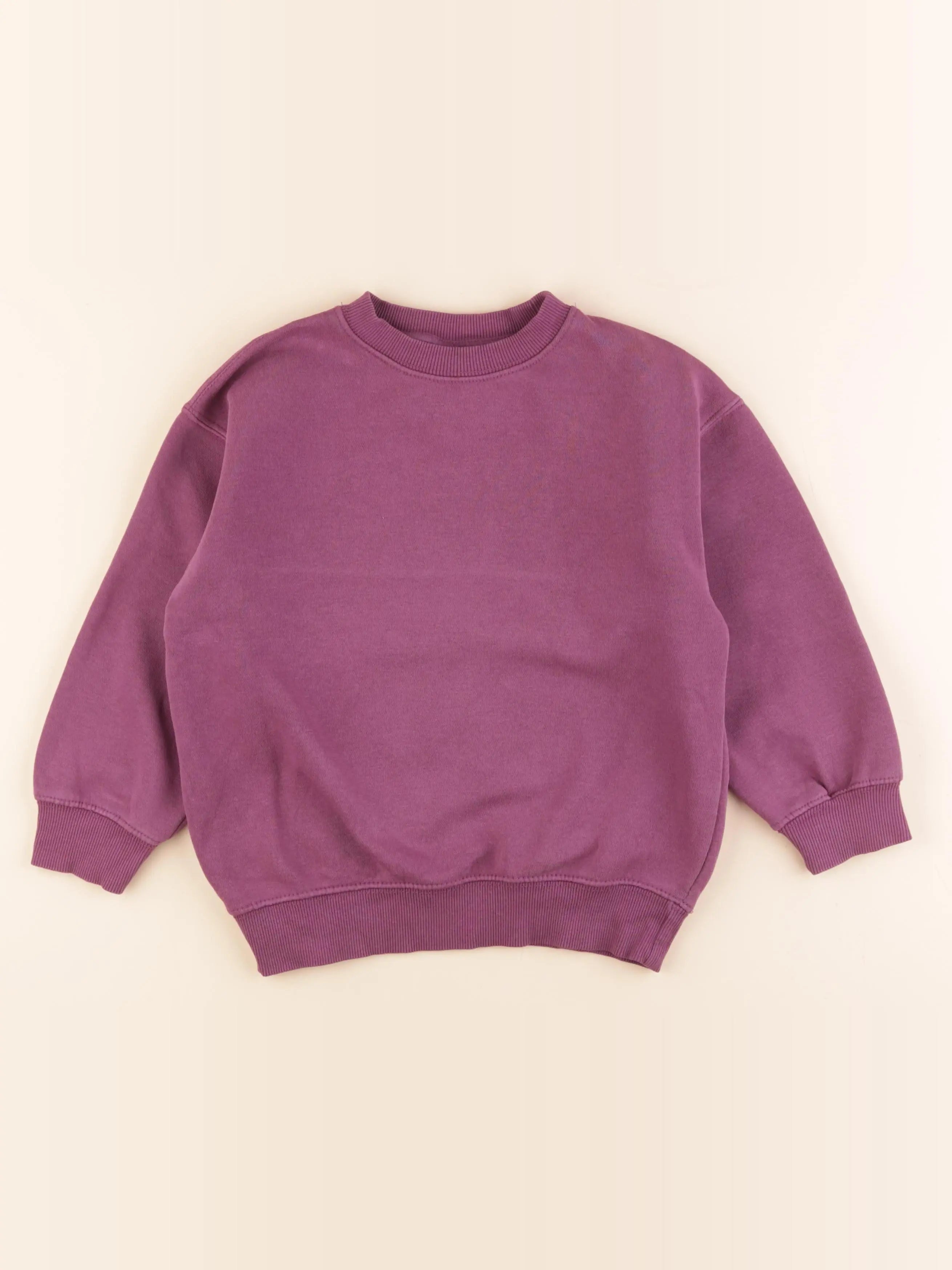 Zara - sweat violet - 6/7 ans