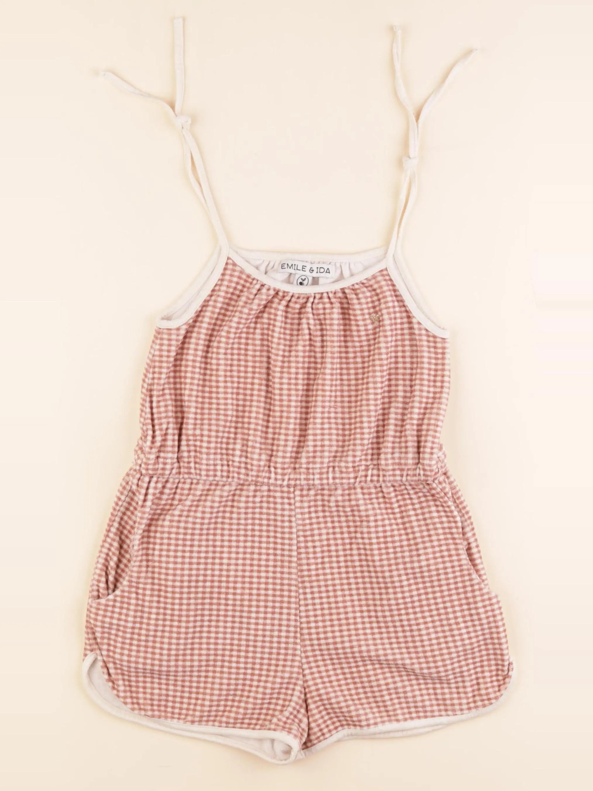 Emile et Ida - combinaison rose, beige - 8 ans