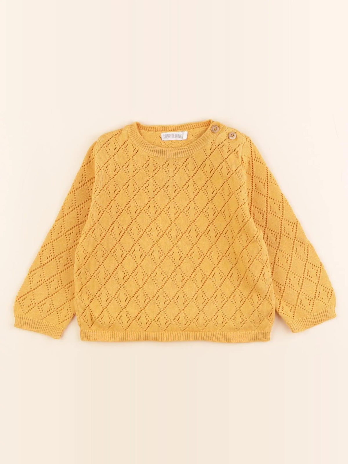 Storytelling - pull jaune - 12 mois