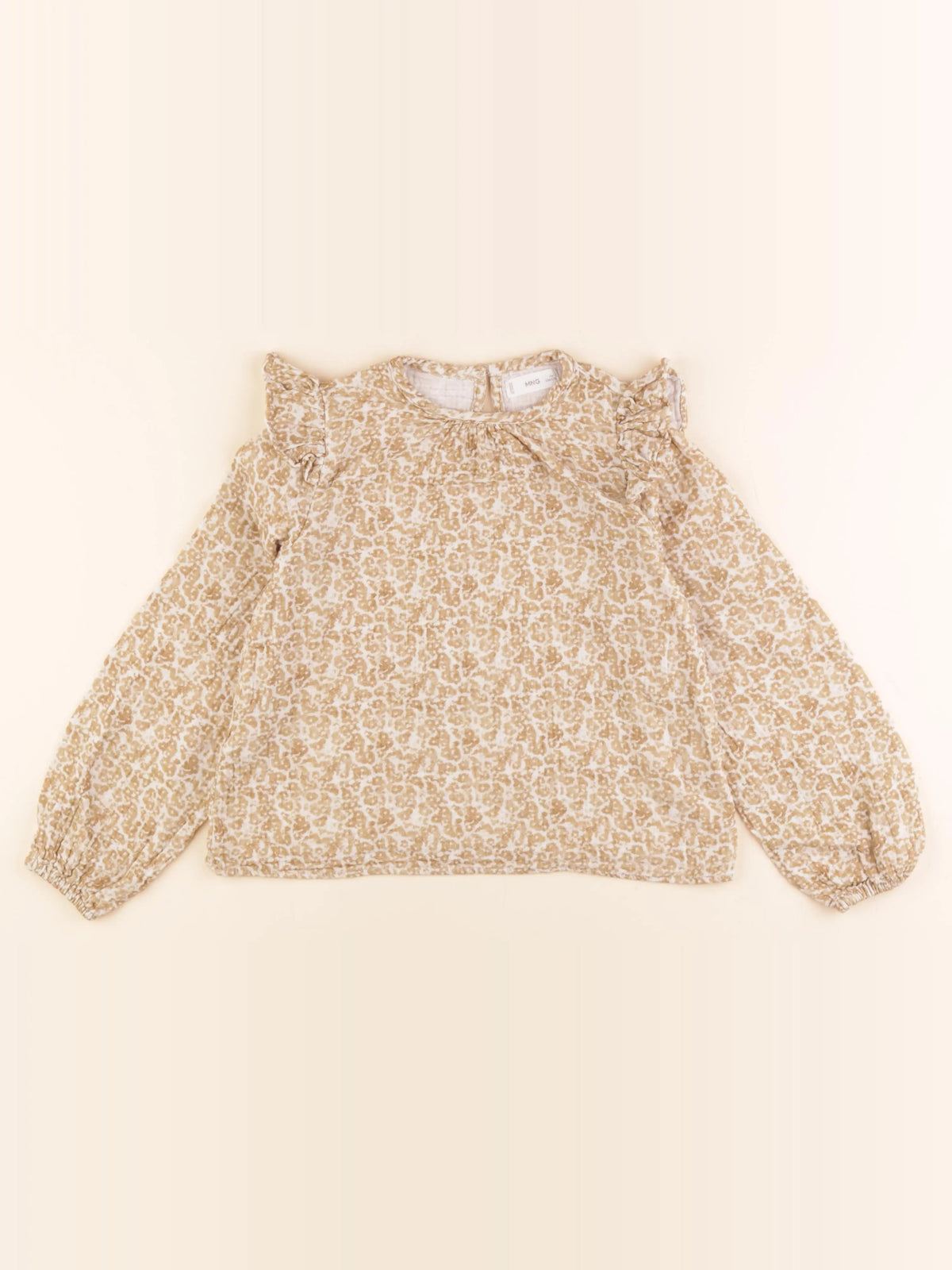 Mango - blouse marron - 9 ans