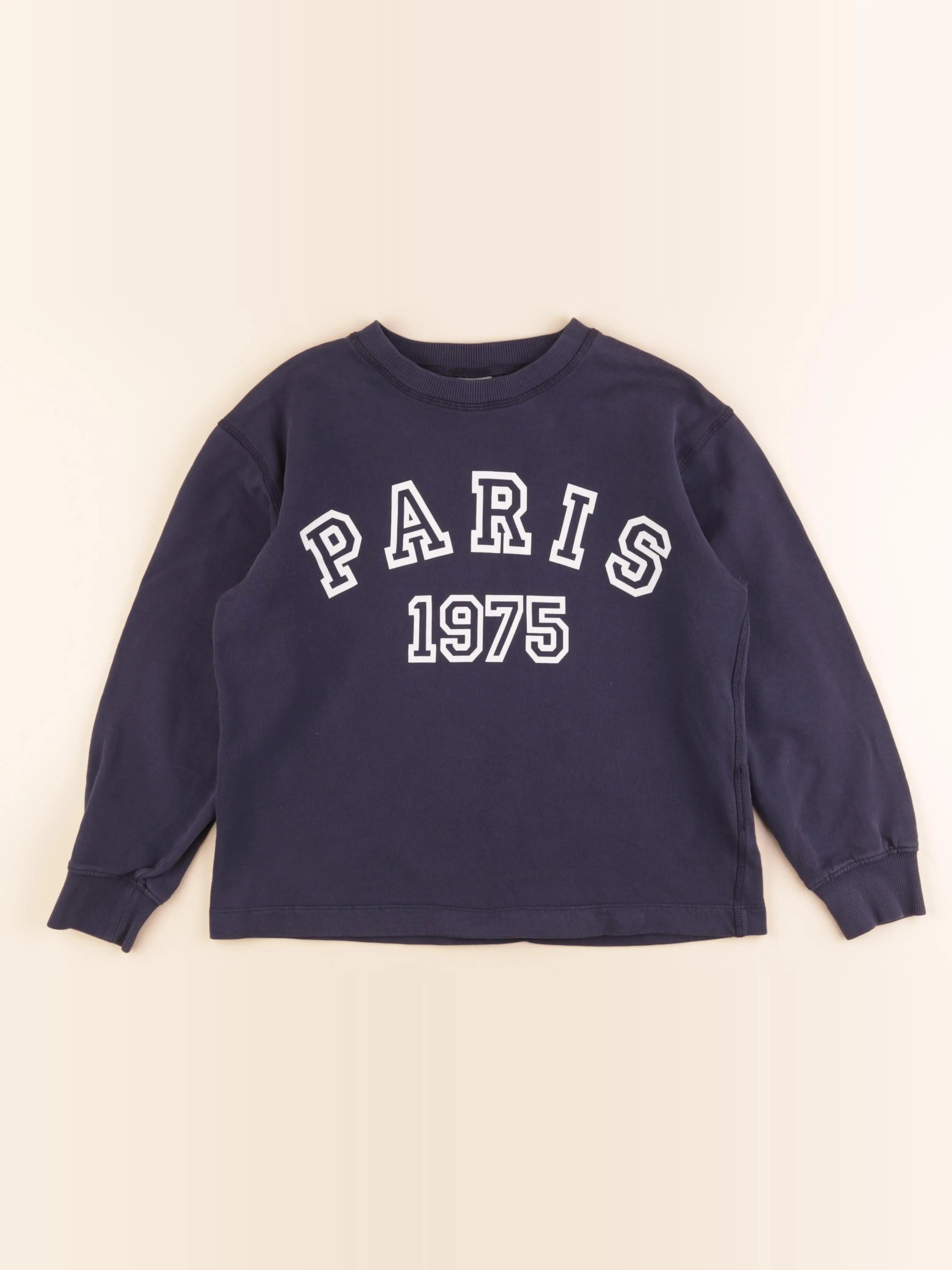 Zara - sweat bleu - 11/12 ans