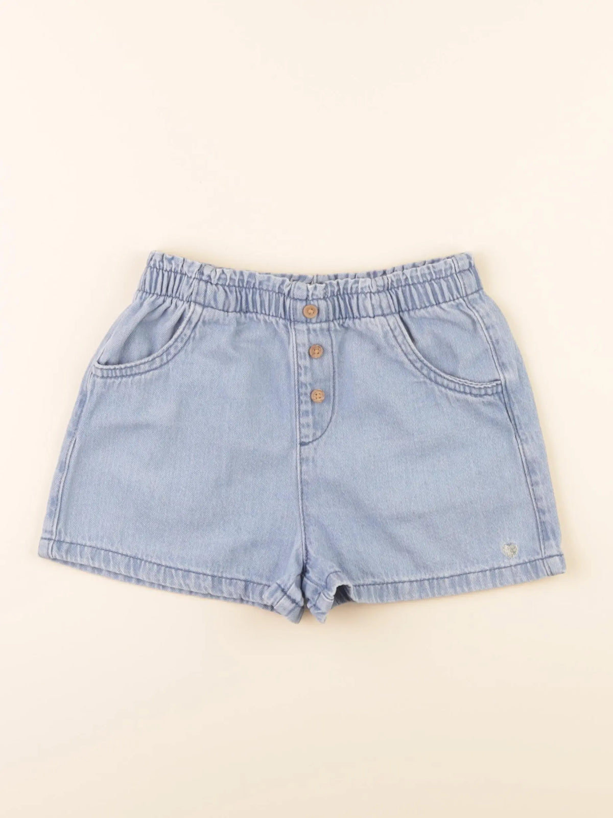 Vertbaudet - short bleu - 6 ans