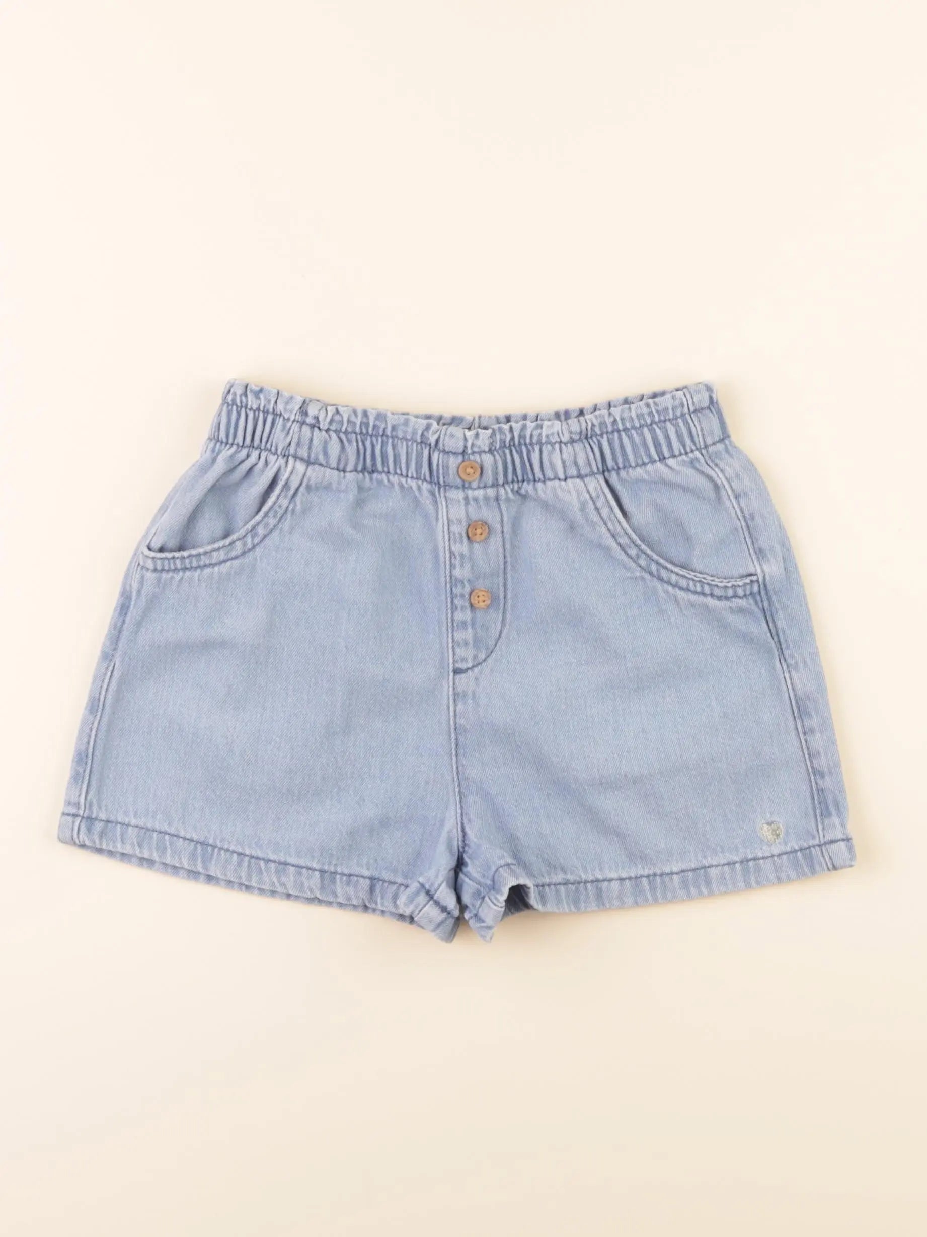 Vertbaudet - short bleu - 6 ans