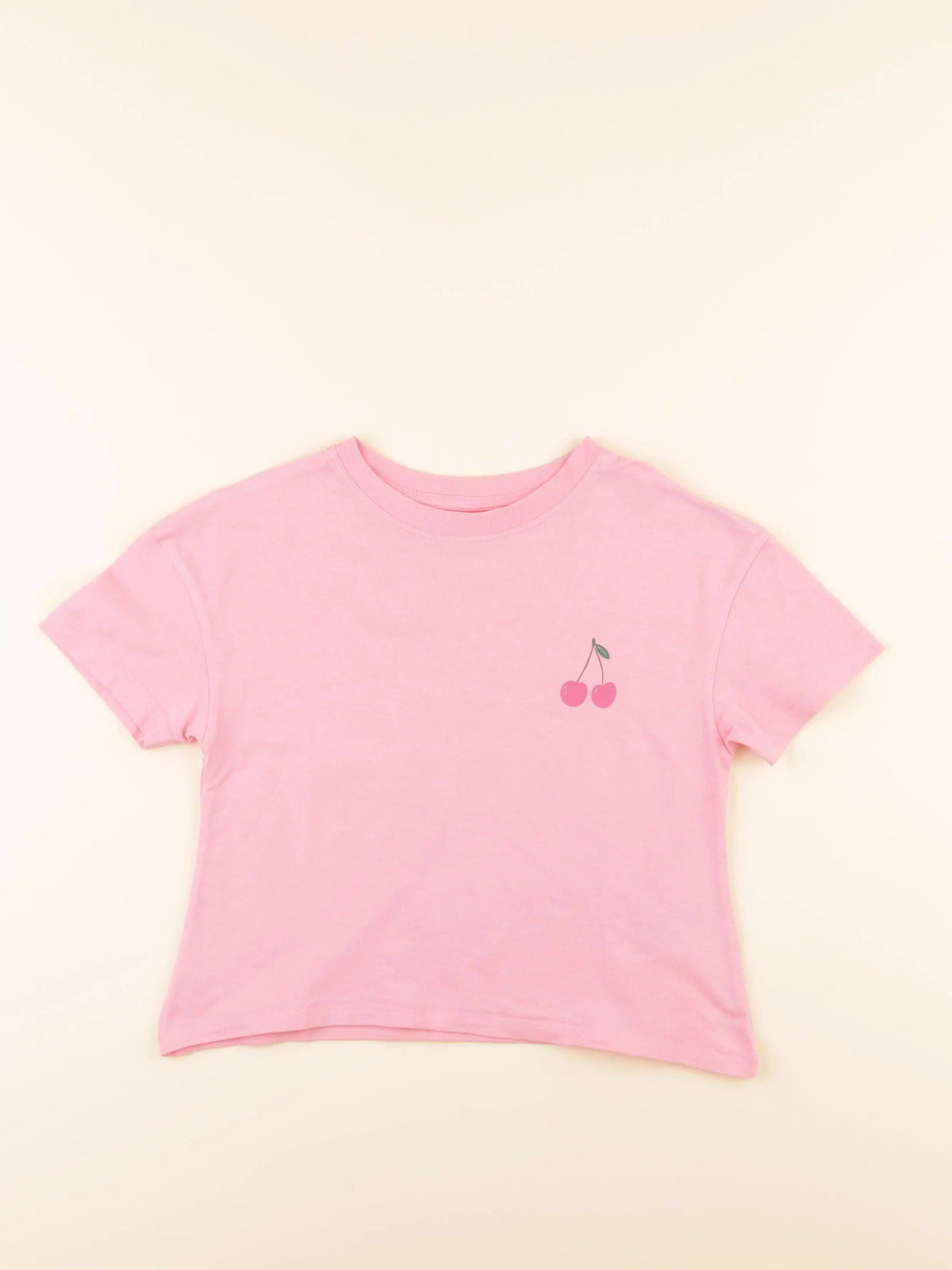 Vertbaudet - tee-shirt rose - 6 ans
