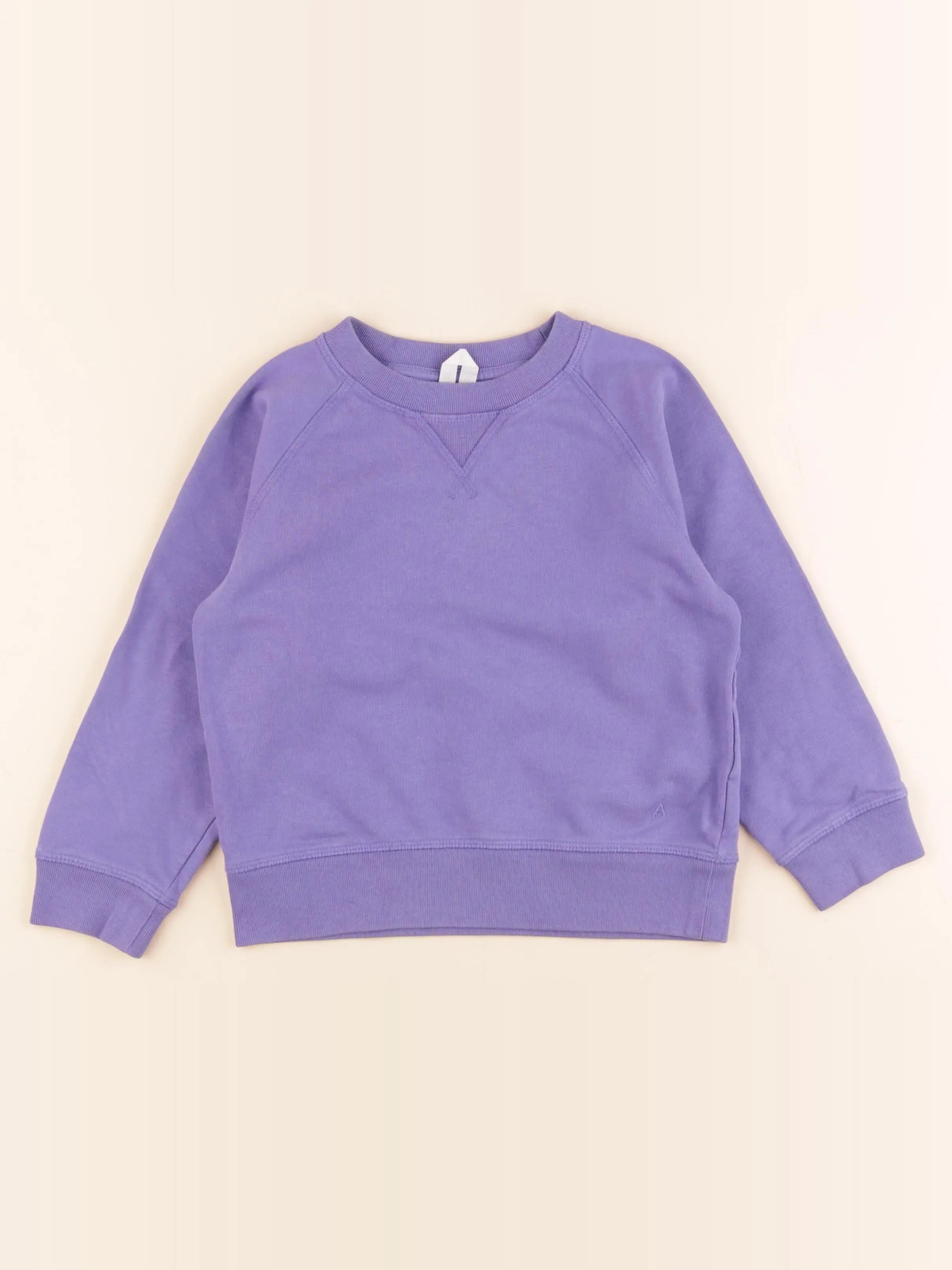 Arket - sweat violet - 4/6 ans