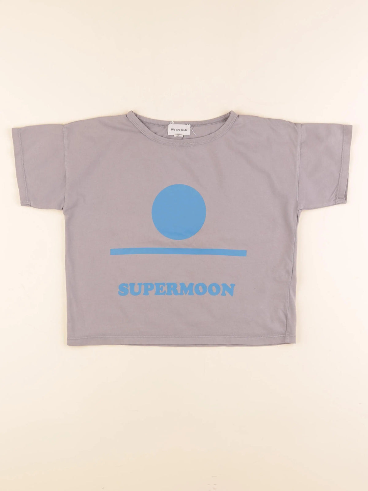 We are kids - tee-shirt bleu, gris - 4/5 ans