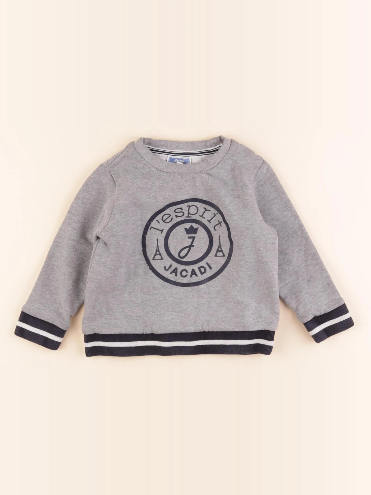 Jacadi - sweat gris - 3 ans