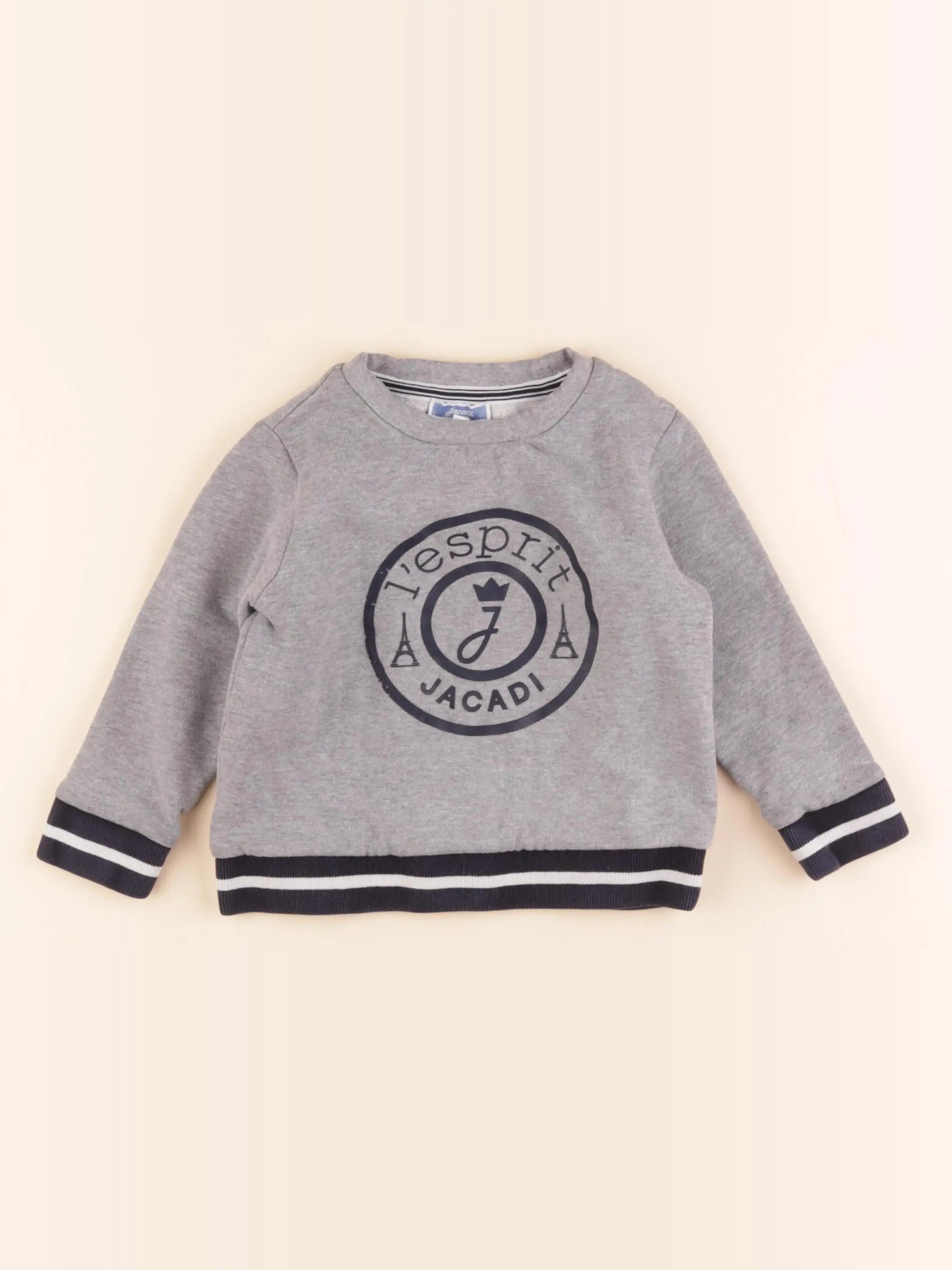 Jacadi - sweat gris - 3 ans