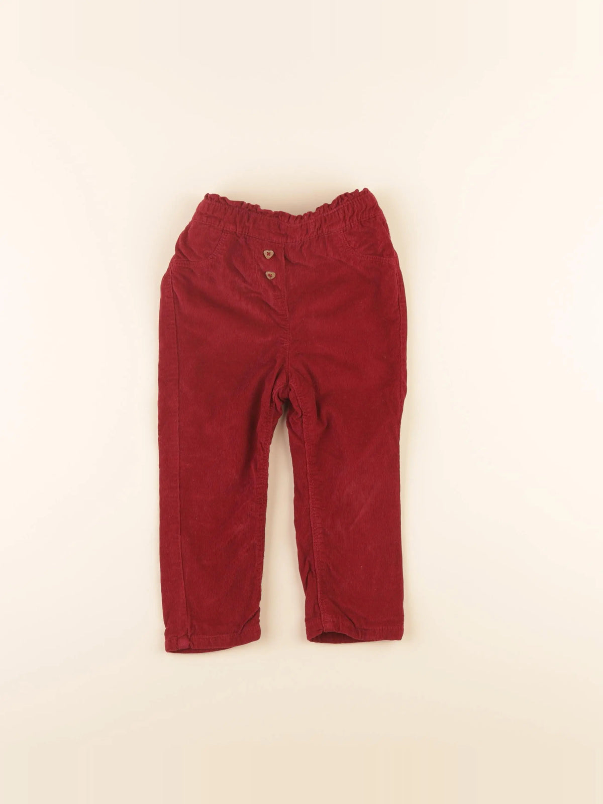Tape à l'oeil - pantalon rouge - 24 mois