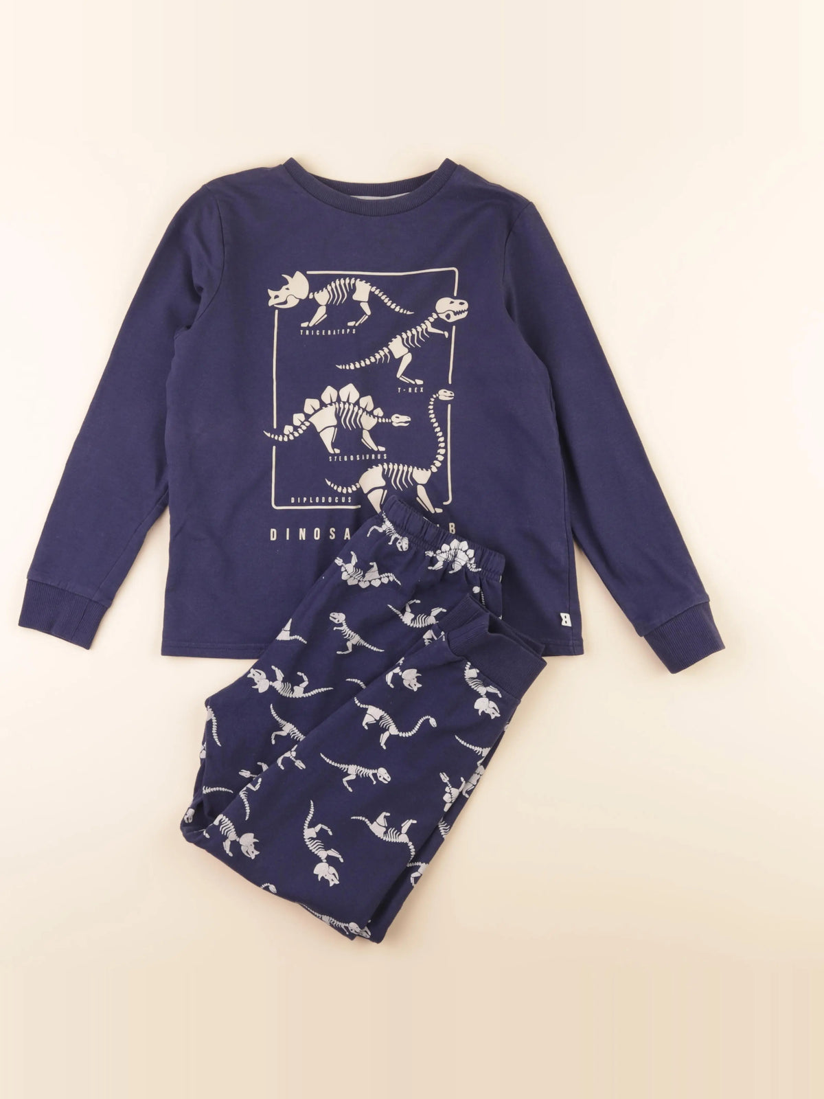 Okaidi - pyjama coton bleu - 10 ans