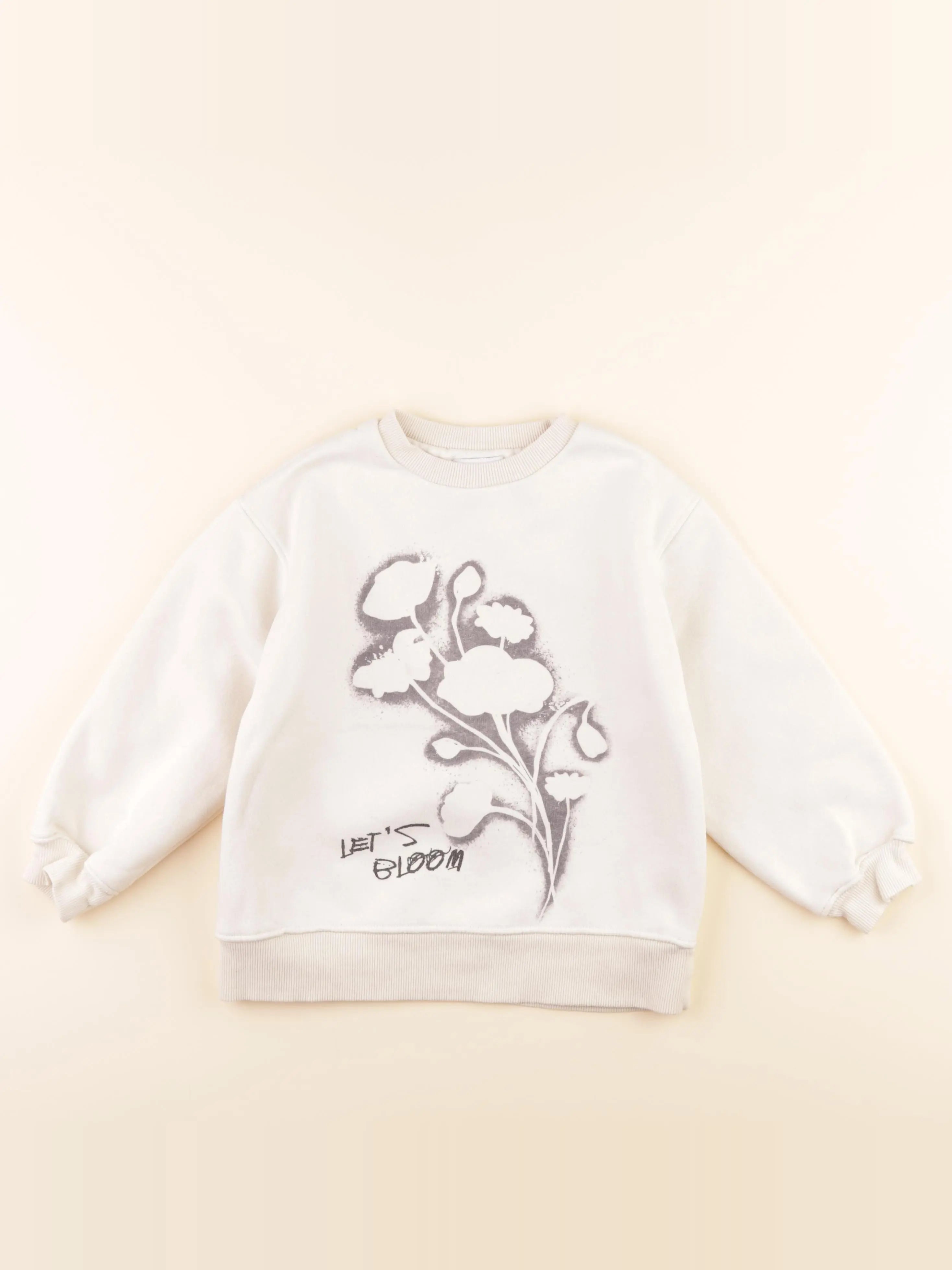 Zara - sweat beige - 6/7 ans