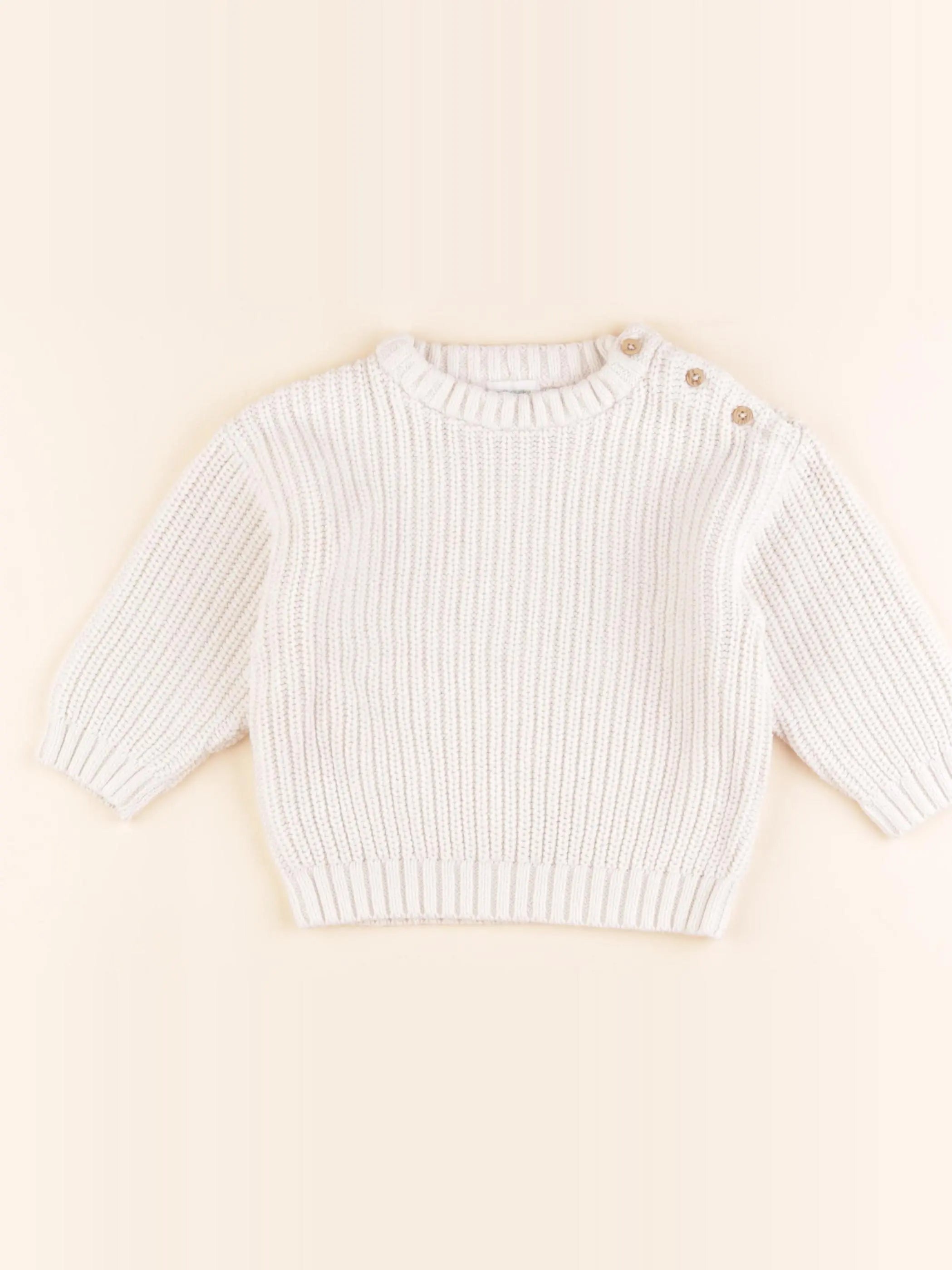 Vertbaudet - pull beige - 2 ans