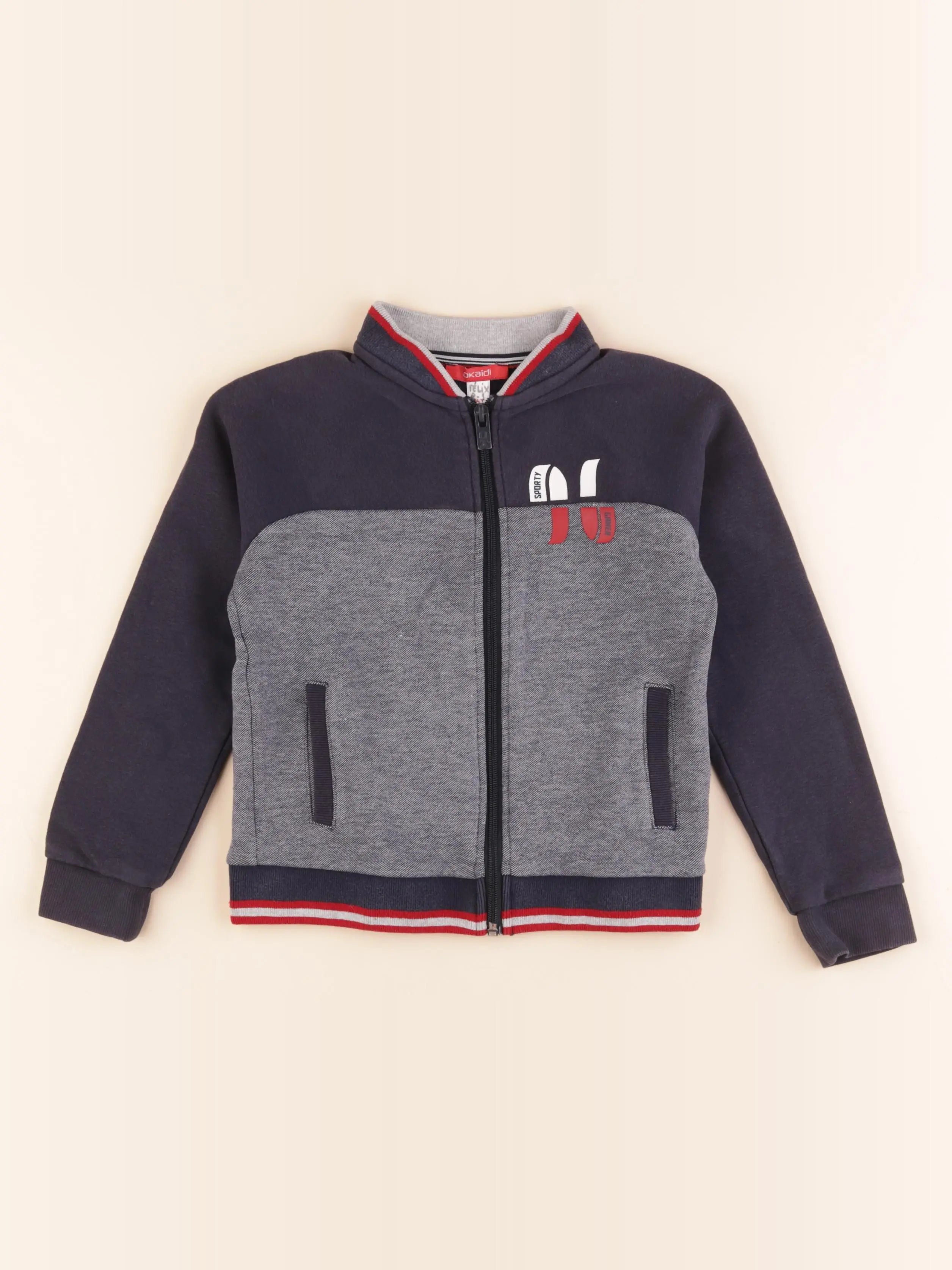 Okaidi - gilet bleu - 6 ans