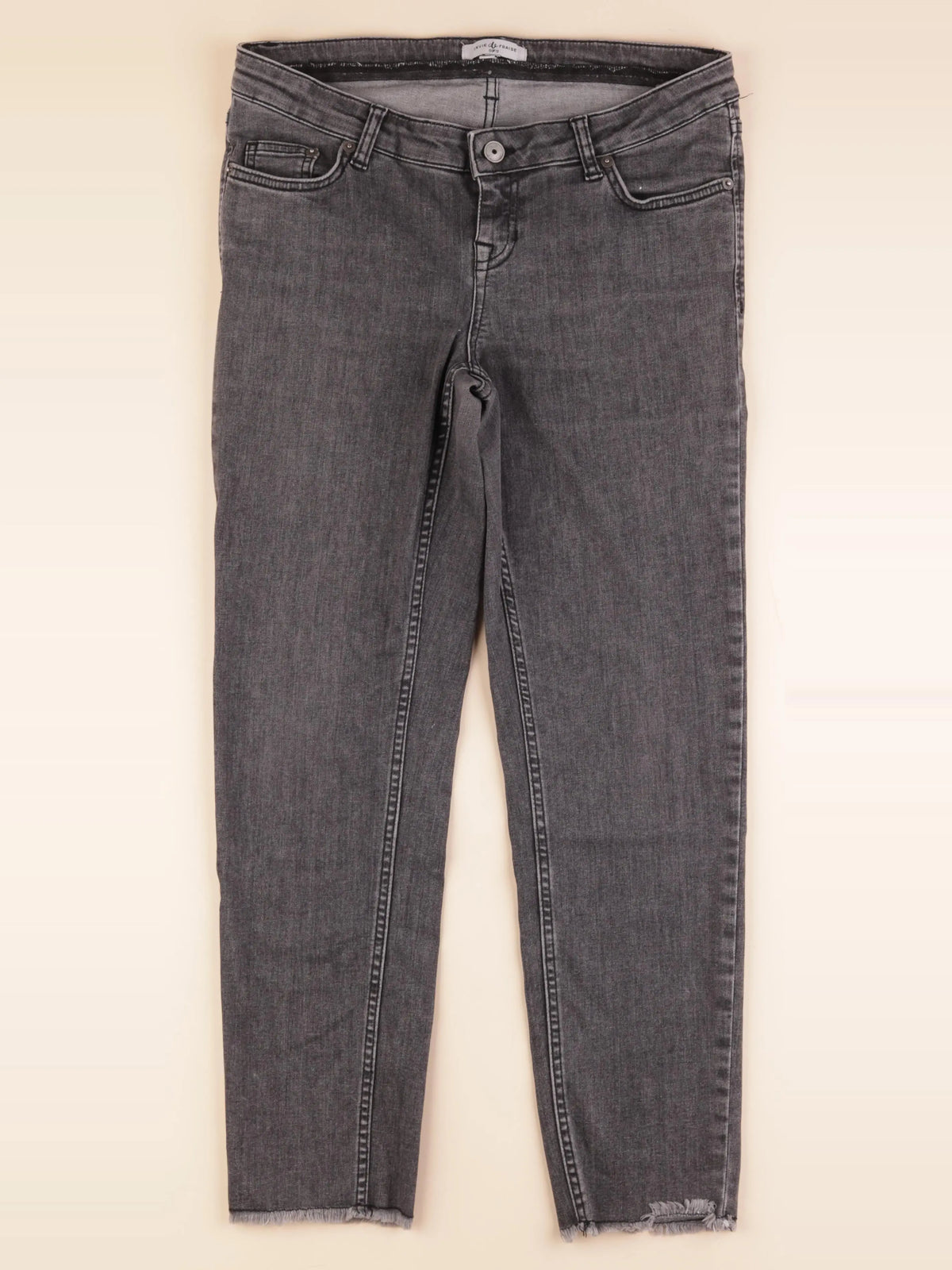Envie de fraise - jean grossesse gris - 36