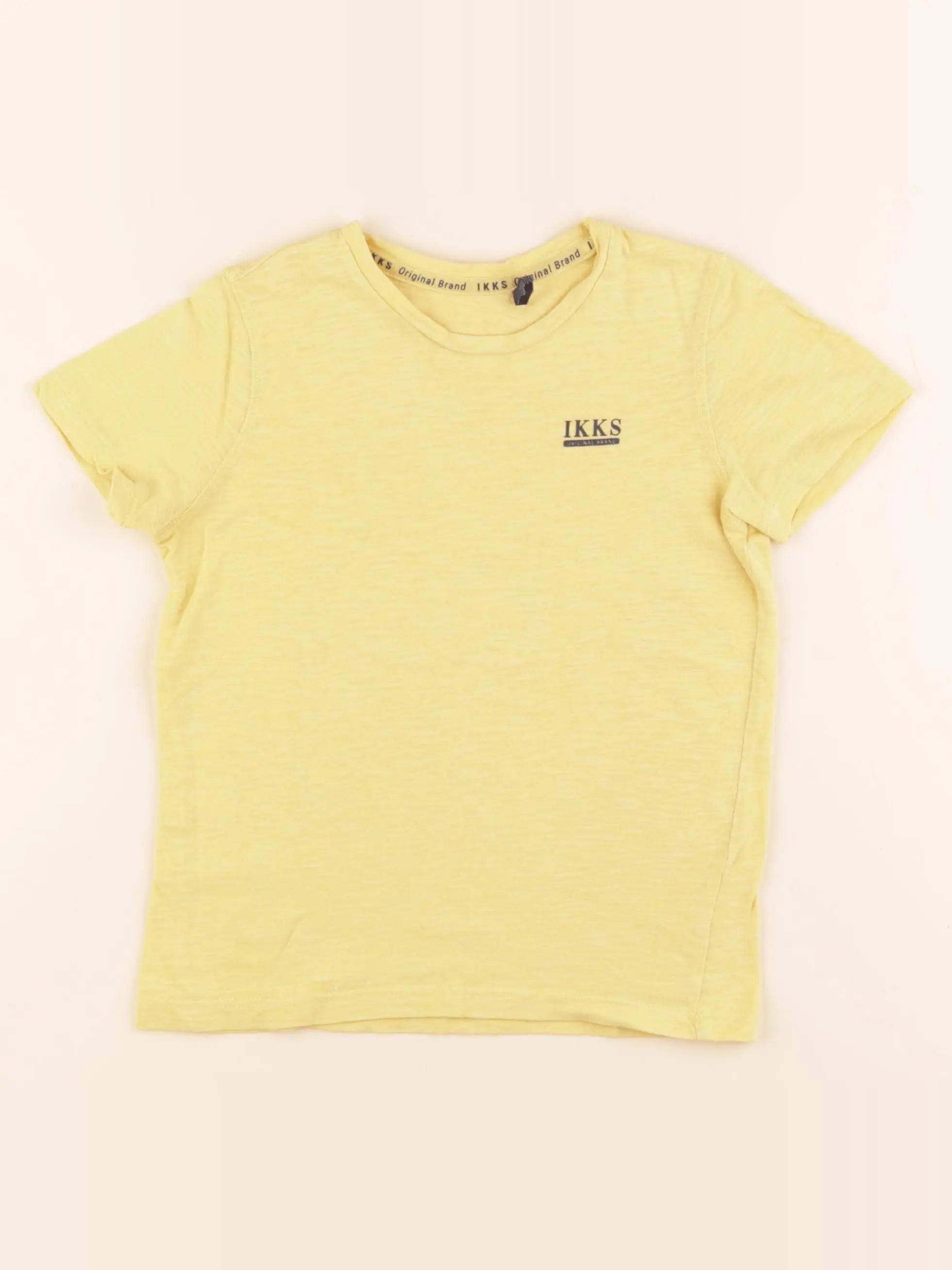 IKKS - tee-shirt jaune - 4 ans