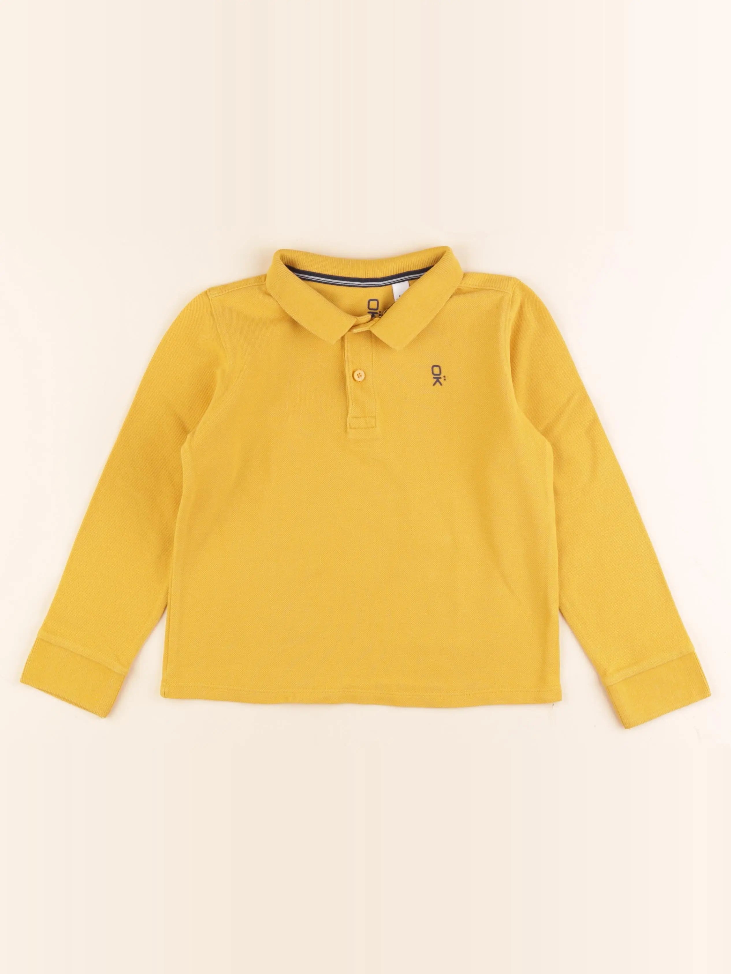 Okaidi - polo jaune - 6 ans