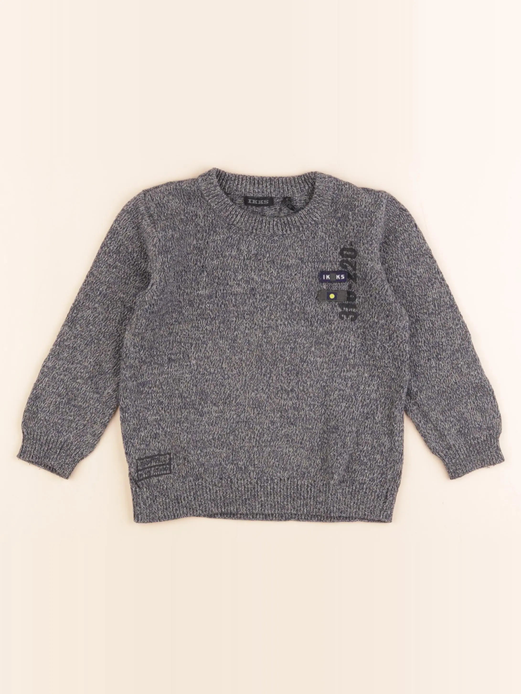 IKKS - pull bleu - 3 ans