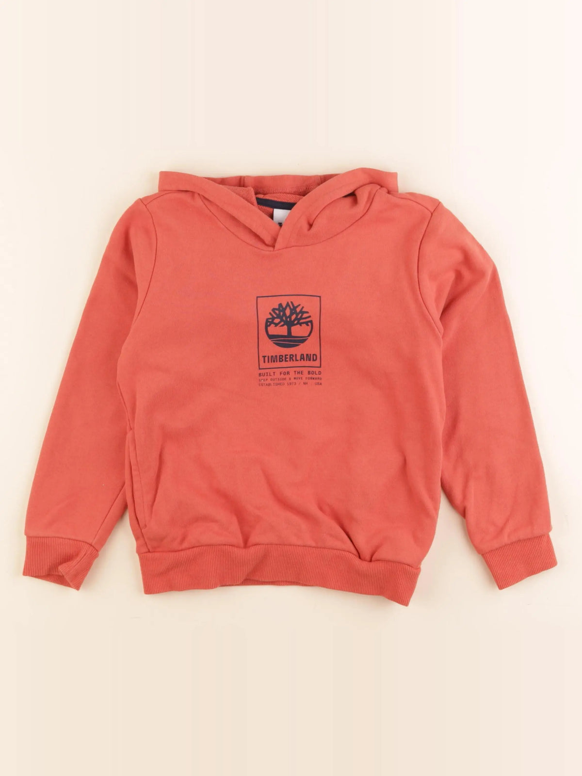 Timberland - sweat orange - 6 ans