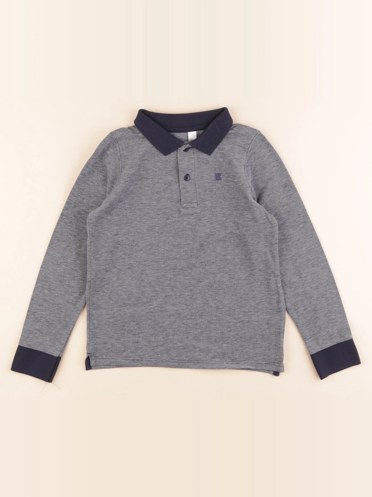 Okaidi - polo bleu - 8 ans