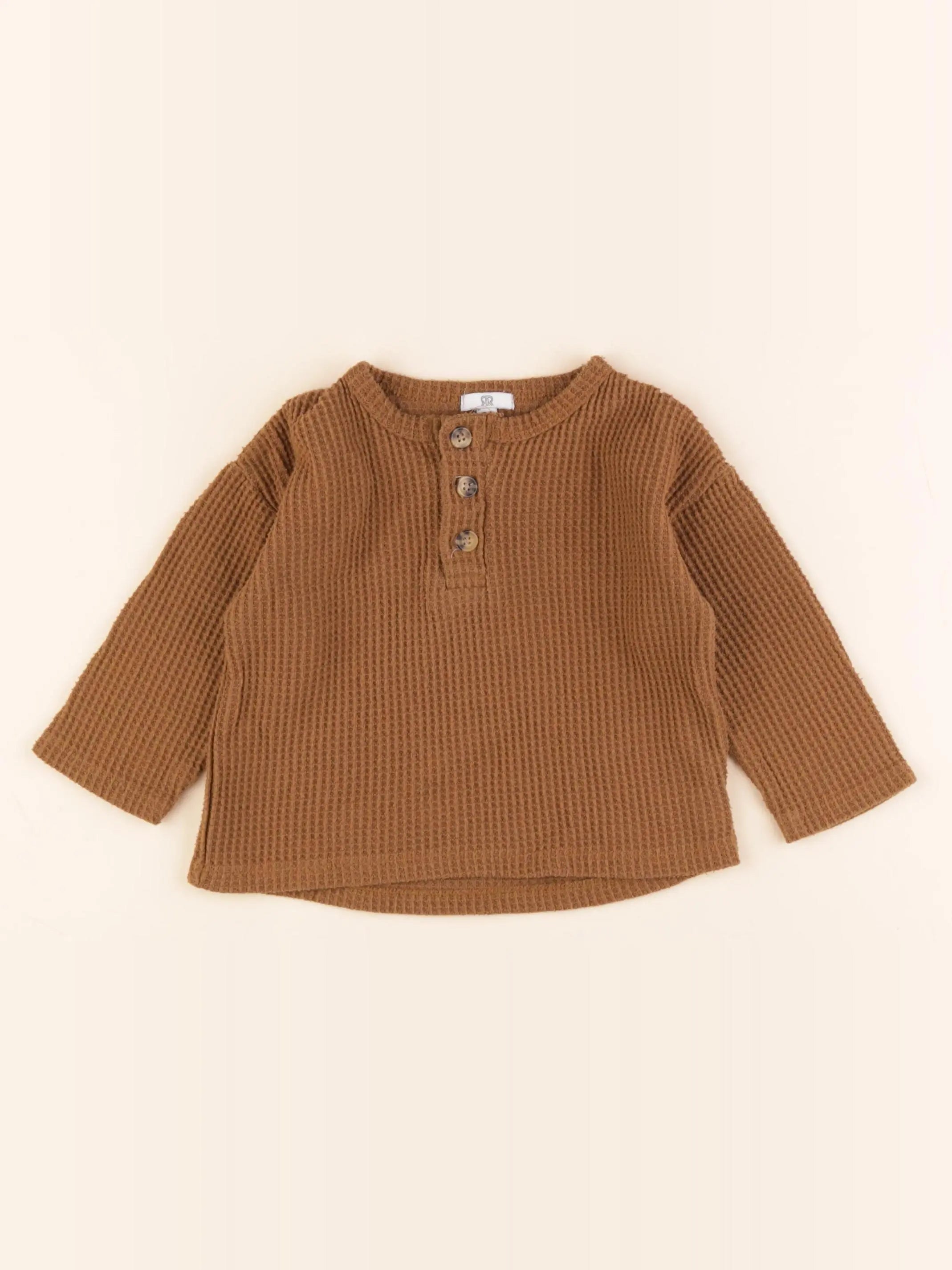 La Redoute - tee-shirt marron - 2 ans
