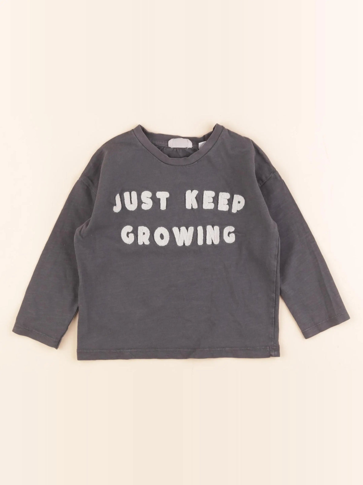 Mango - tee-shirt gris - 2/3 ans