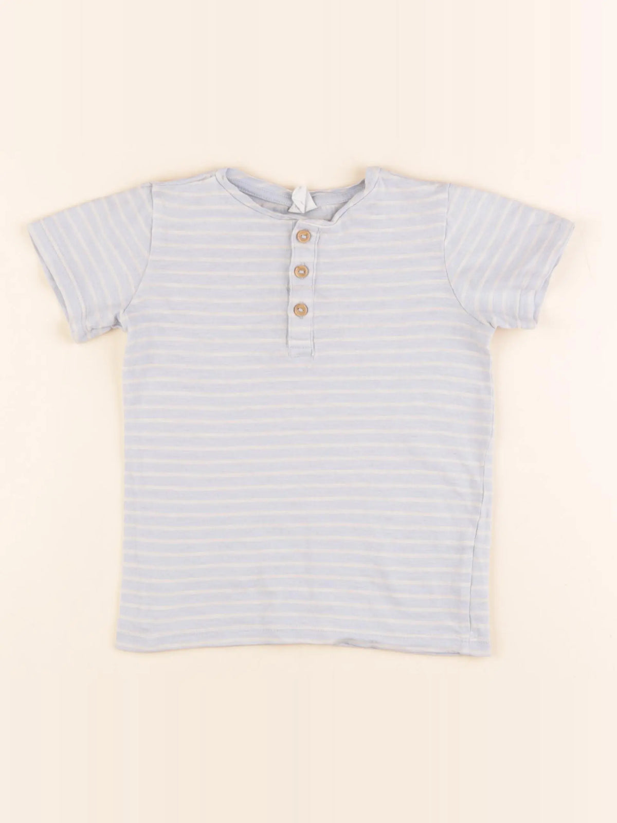 H&M - tee-shirt bleu - 2/3 ans