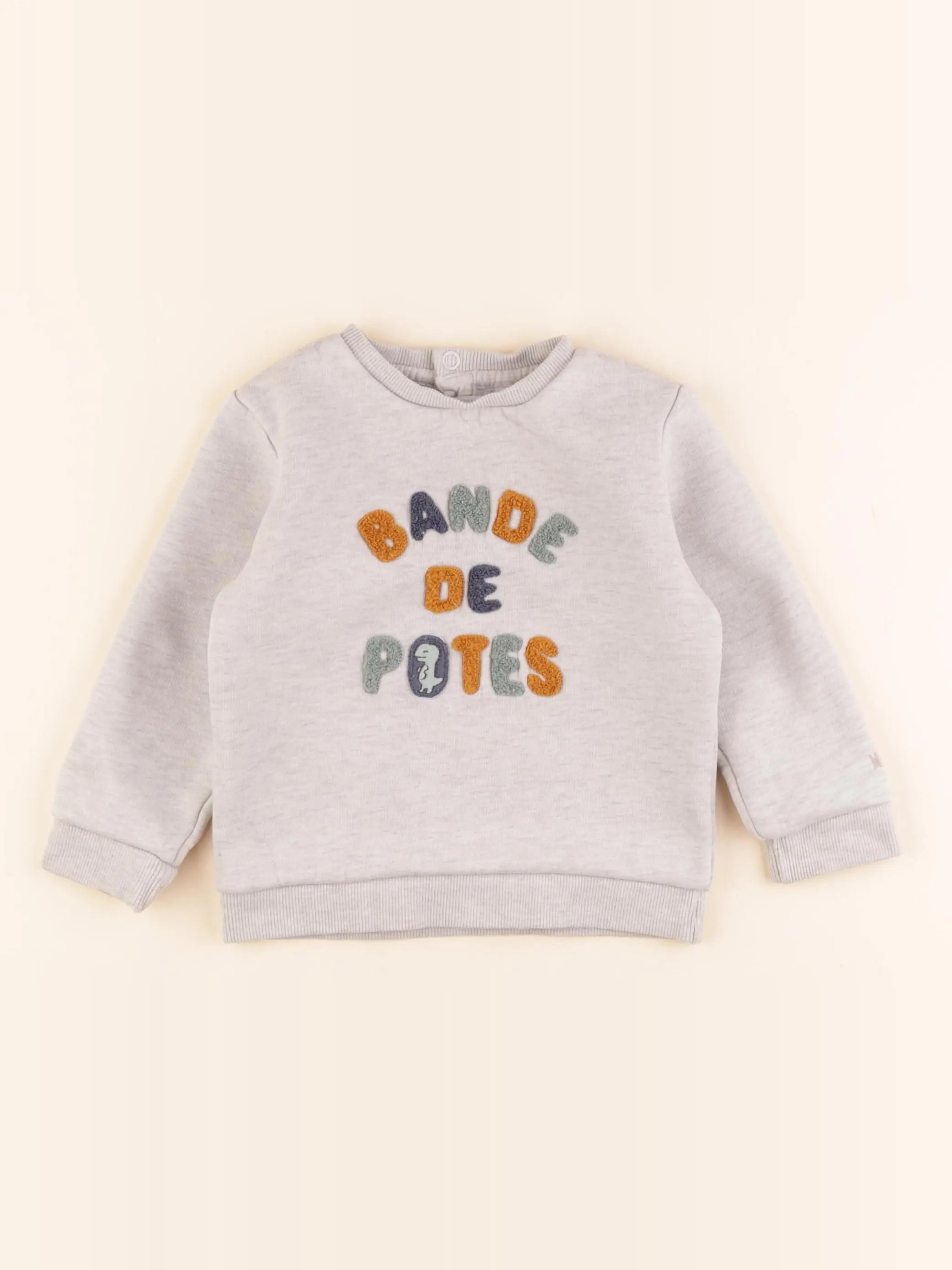 Tape à l'oeil - sweat gris - 36 mois
