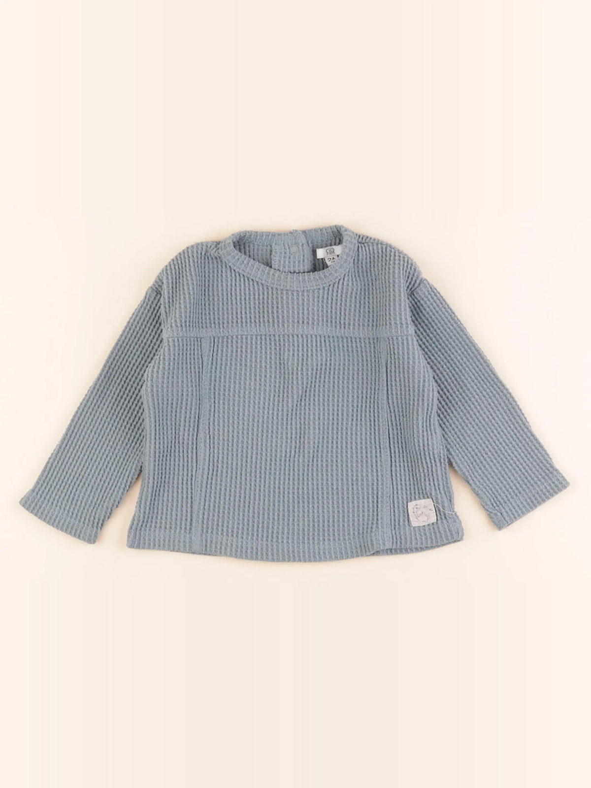 La Redoute - tee-shirt bleu - 2 ans