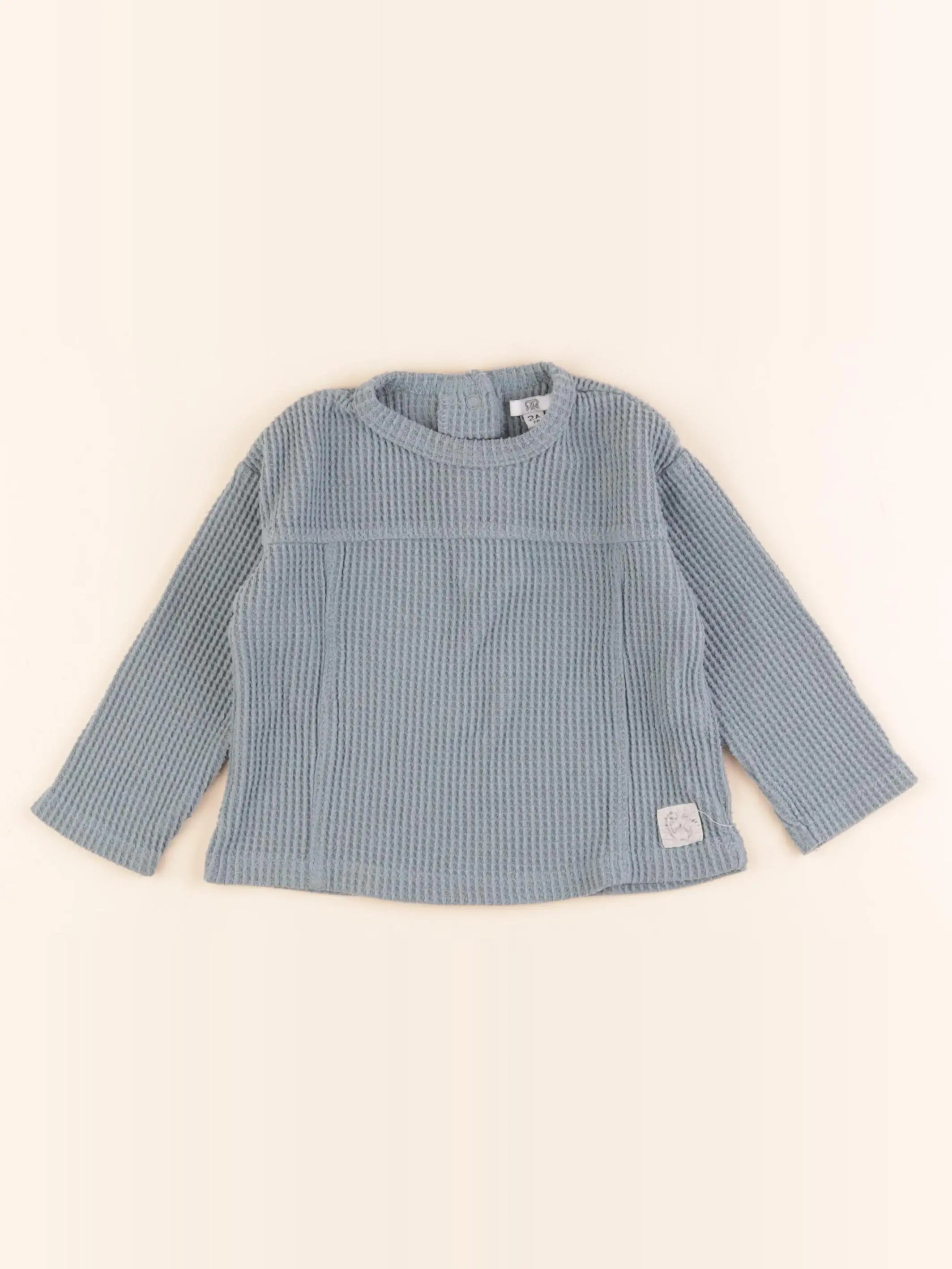 La Redoute - tee-shirt bleu - 2 ans