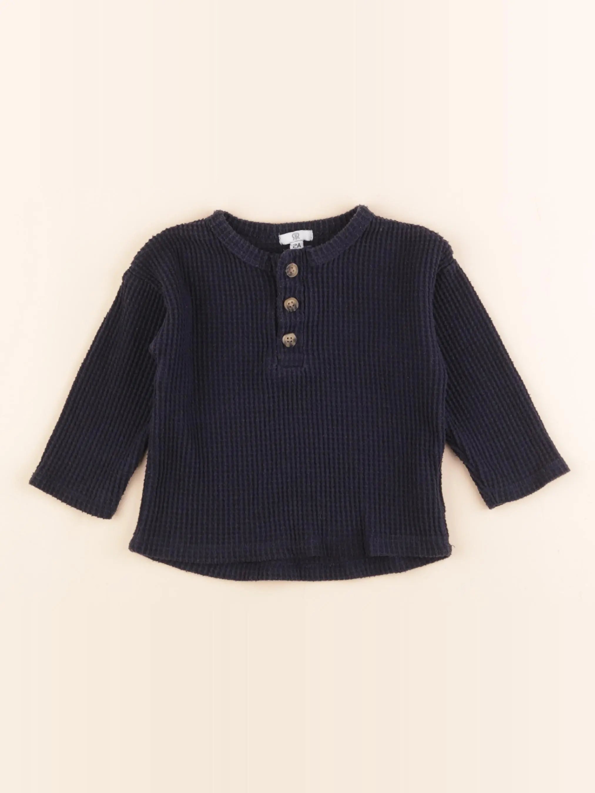 La Redoute - pull bleu - 2 ans