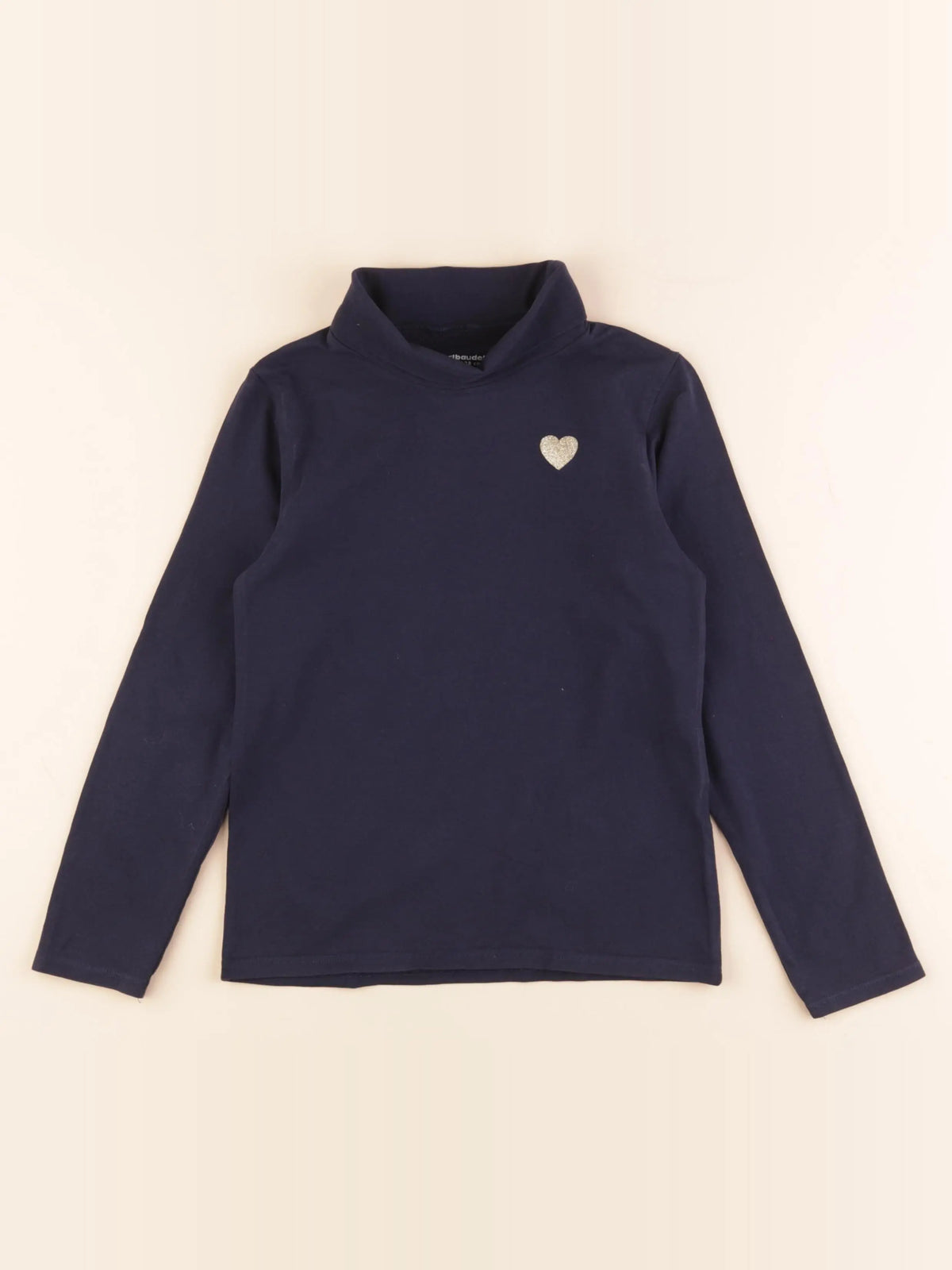 Vertbaudet - sous-pull bleu - 8 ans