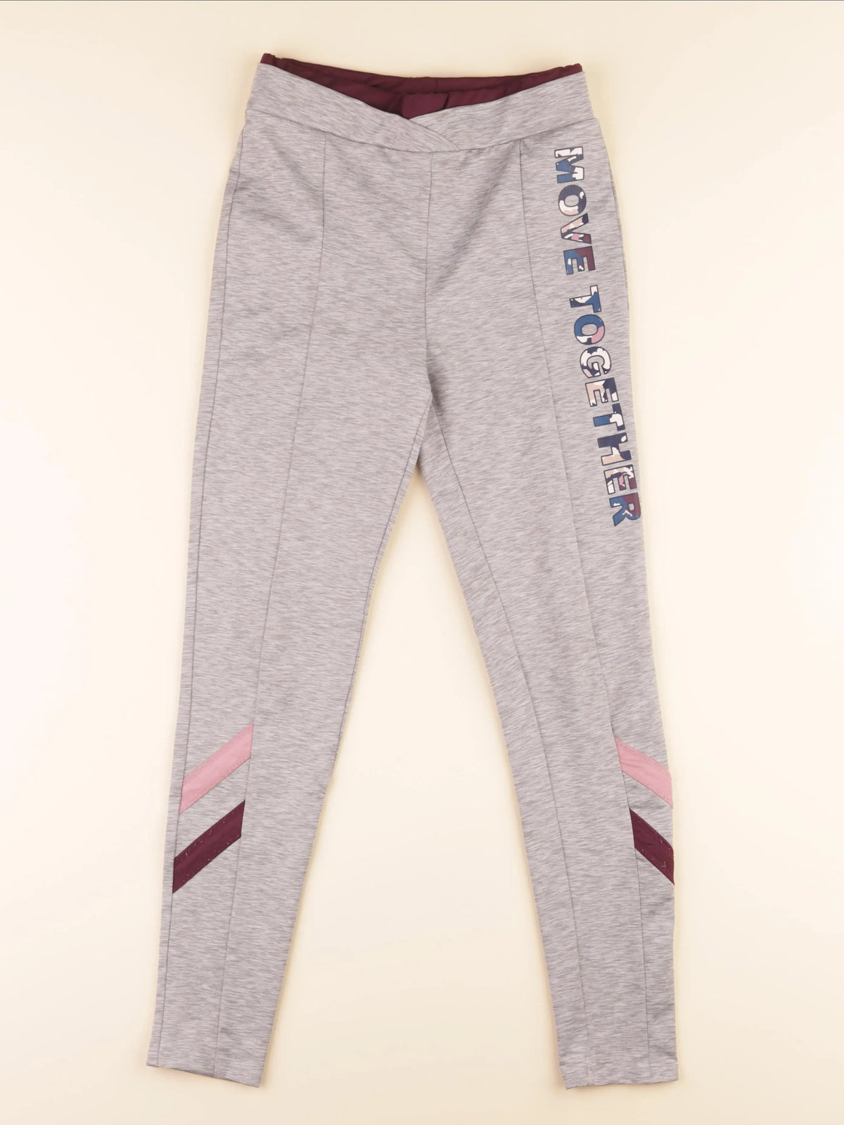 Vertbaudet - legging gris - 10 ans