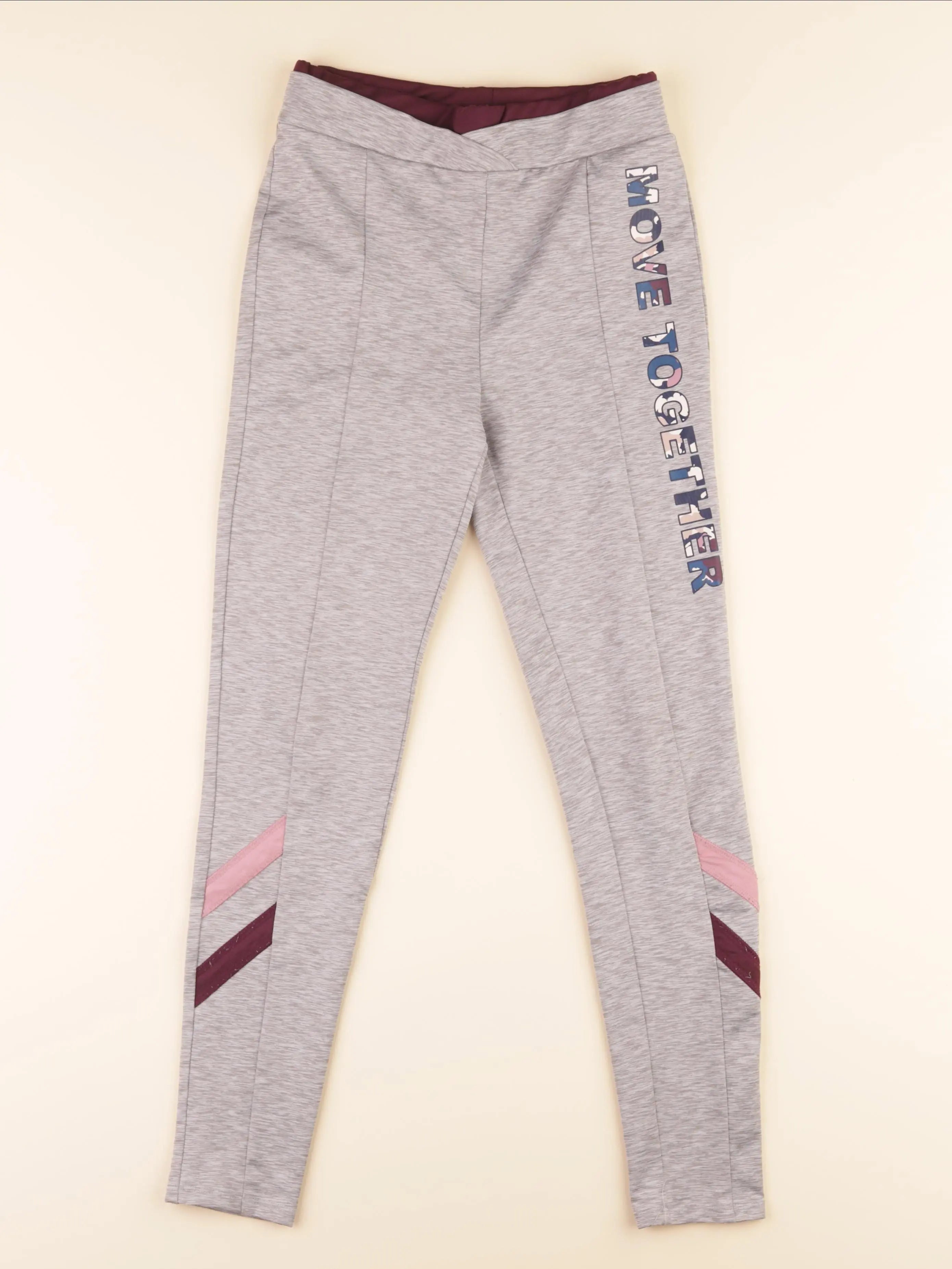 Vertbaudet - legging gris - 10 ans
