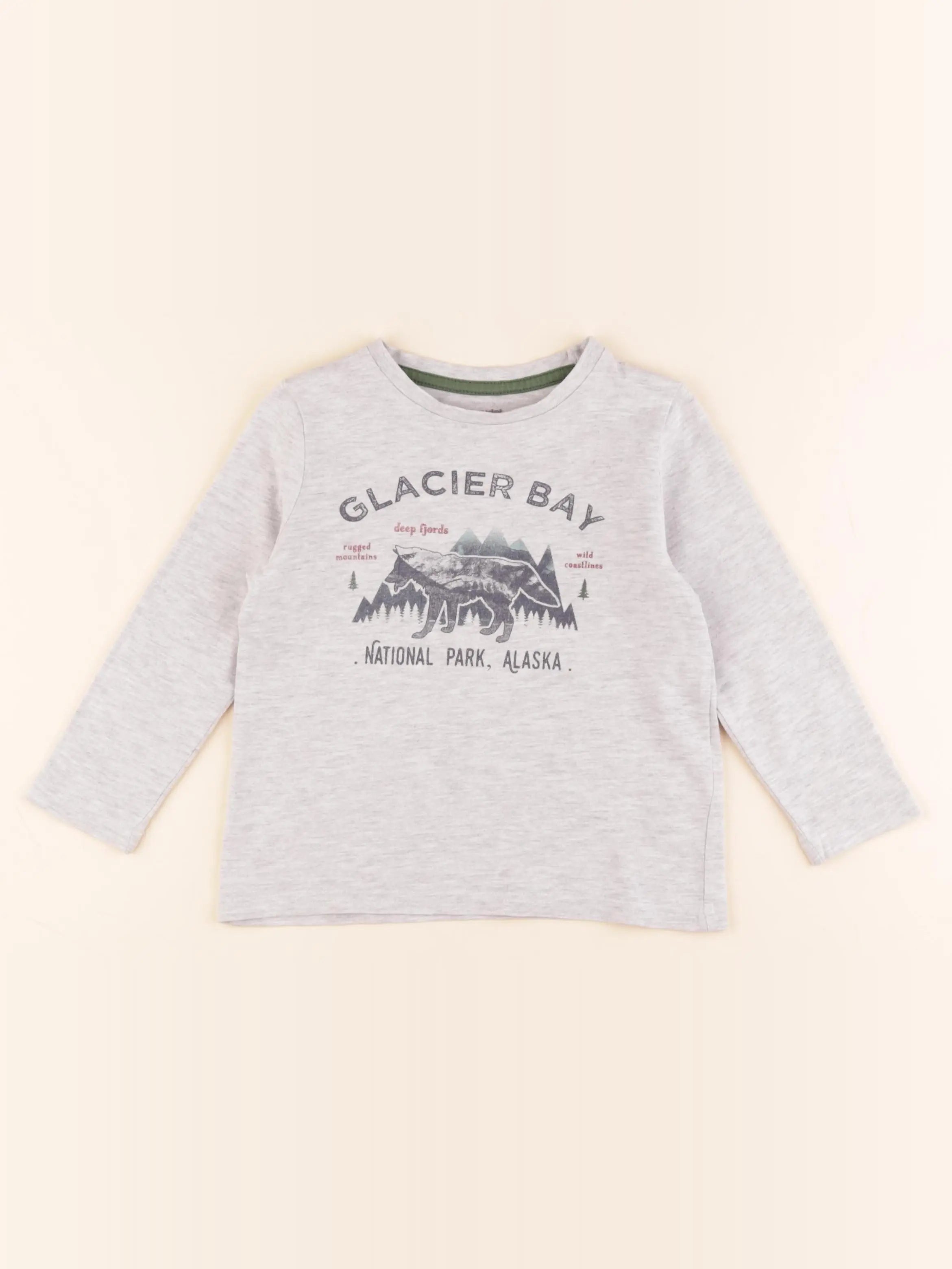 Vertbaudet - tee-shirt gris - 3 ans